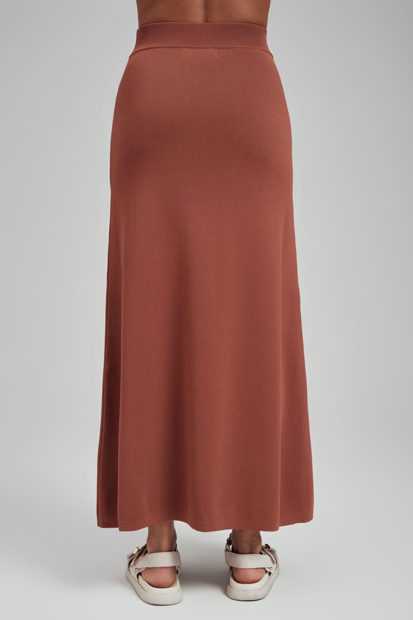 Raya Flat Knit Maxi Skirt