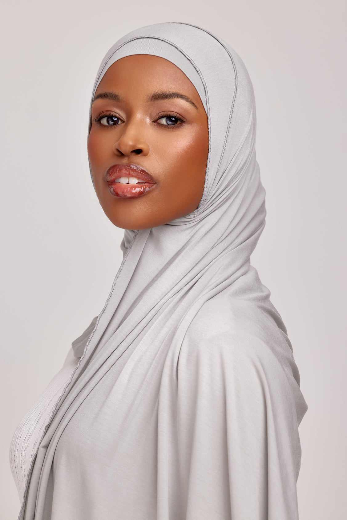 OEKO-TEX™ Bamboo Jersey Hijab Set - Minted Meadow