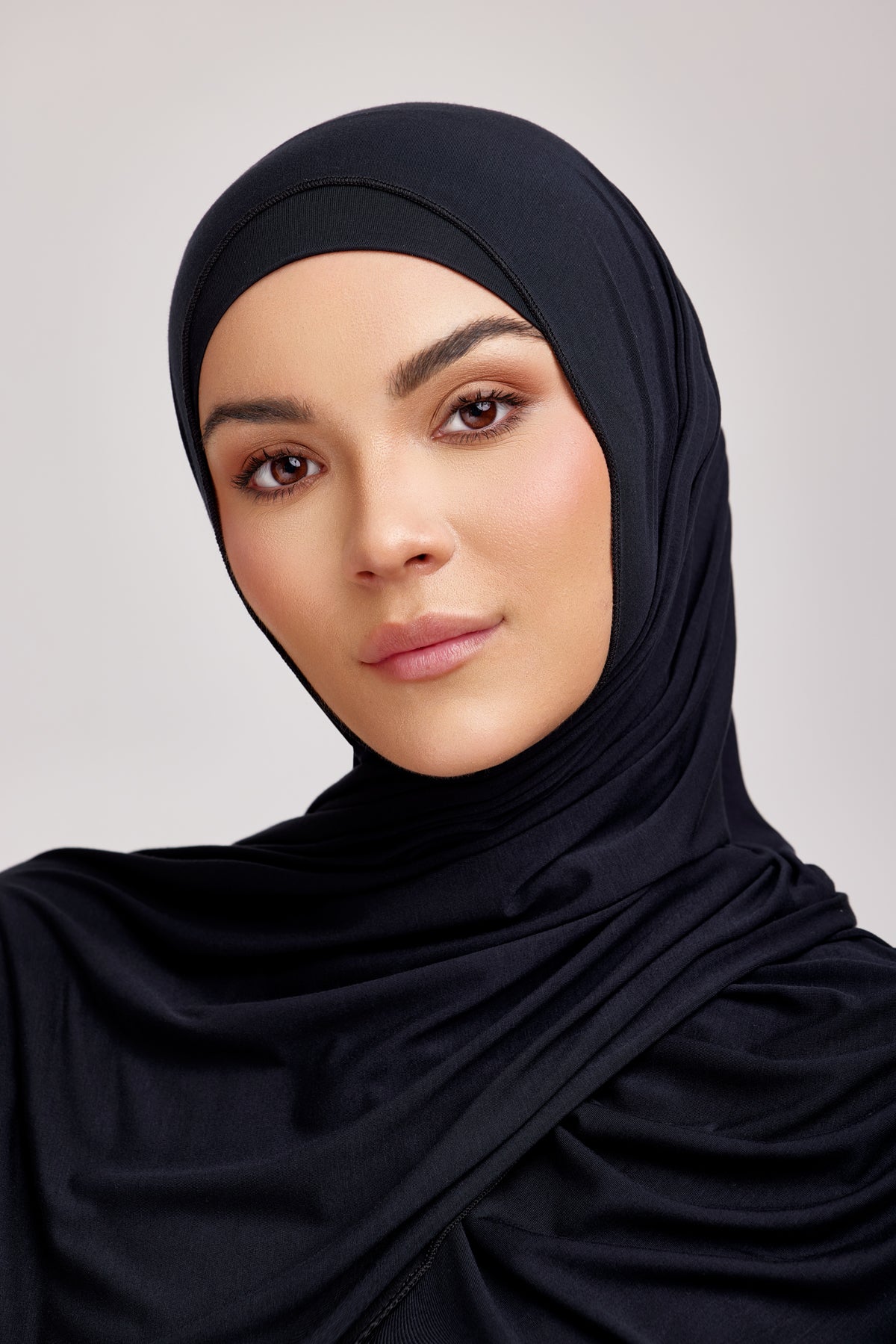 OEKO-TEX™ Bamboo Jersey Hijab Set - Black