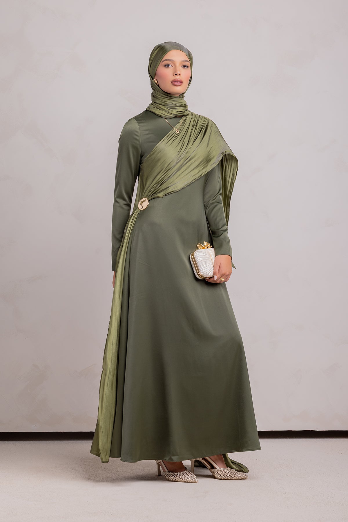 Leana Maxi Dress - Forest Muse