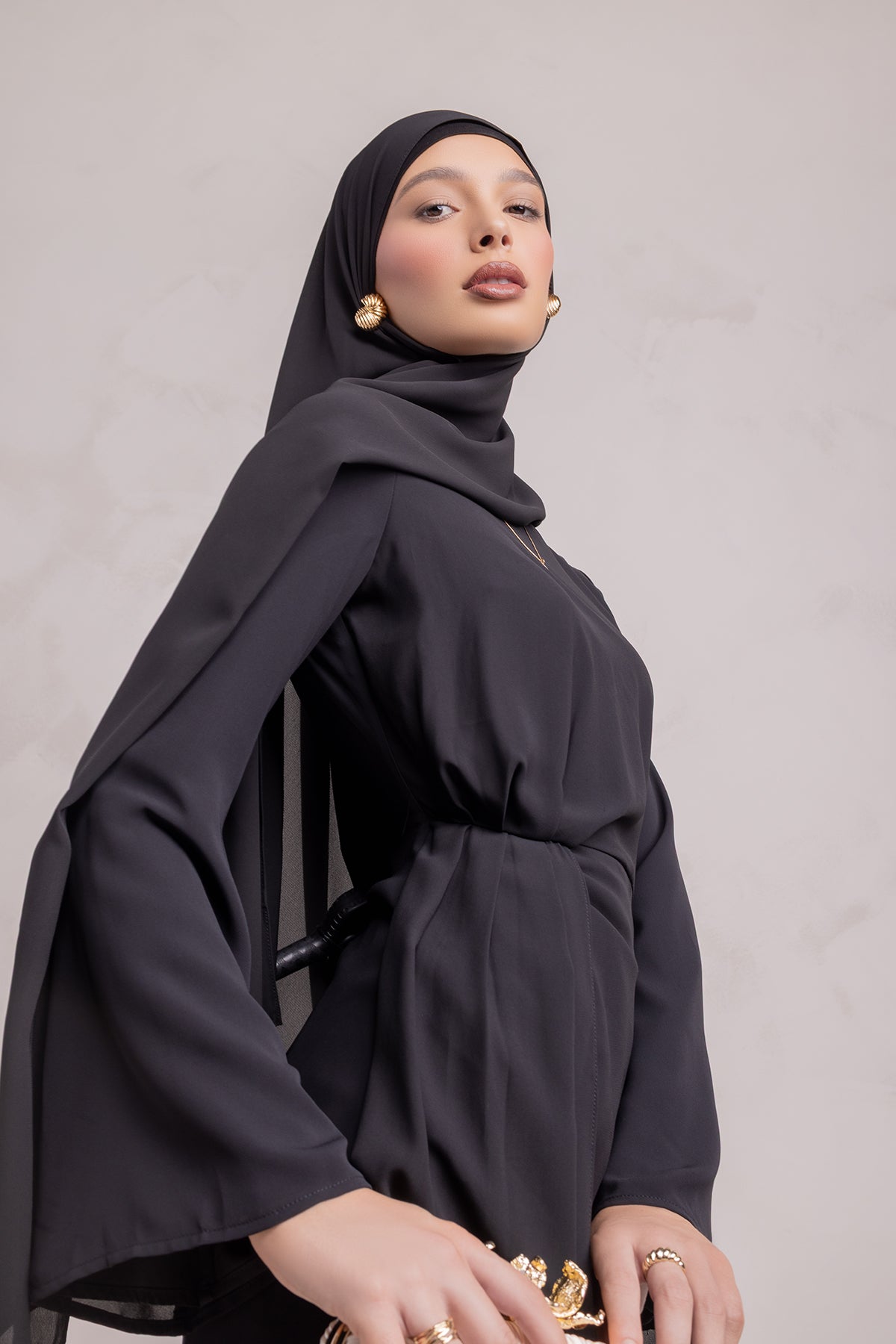 Nada Matching Hijab - Black