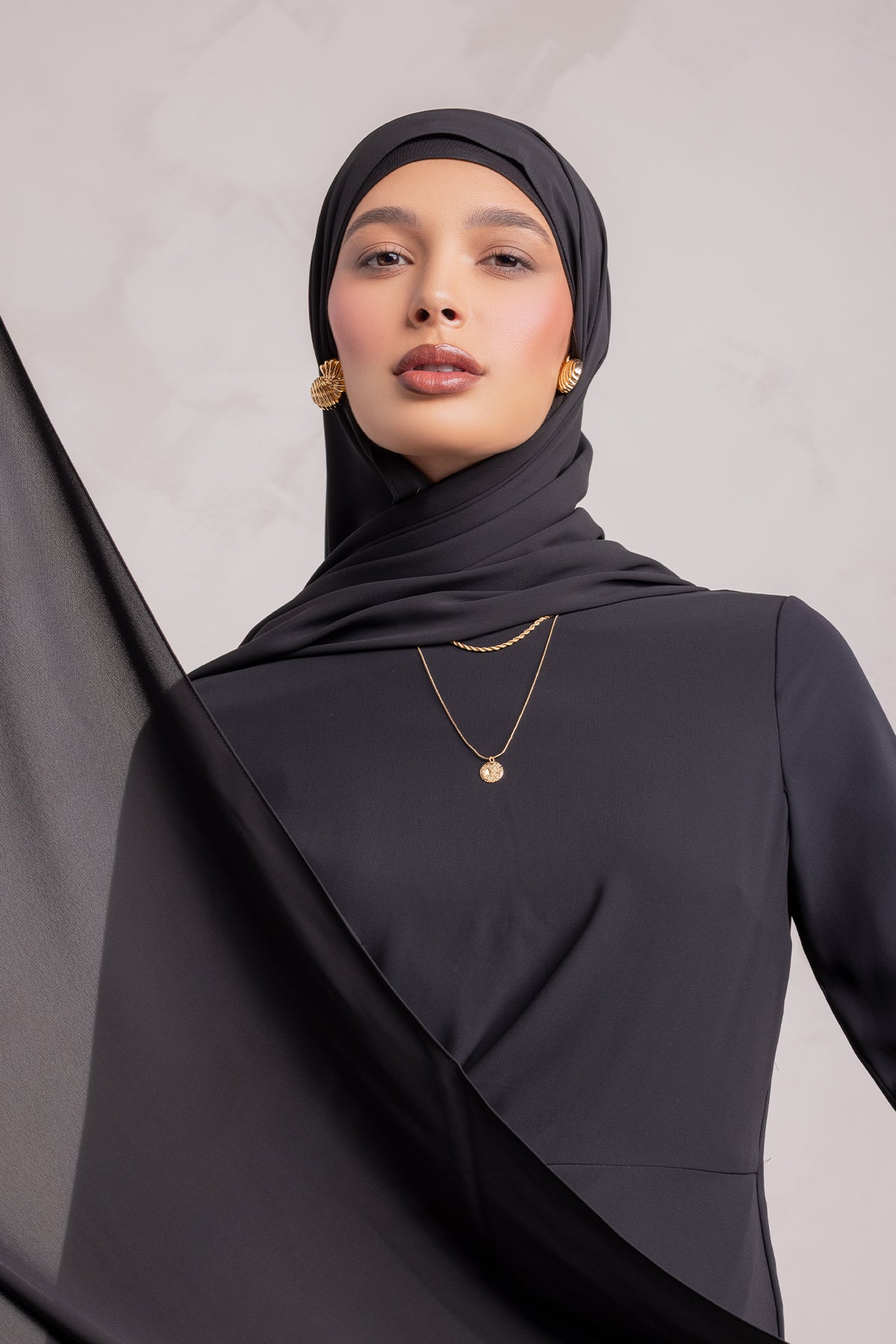 Nada Matching Hijab - Black