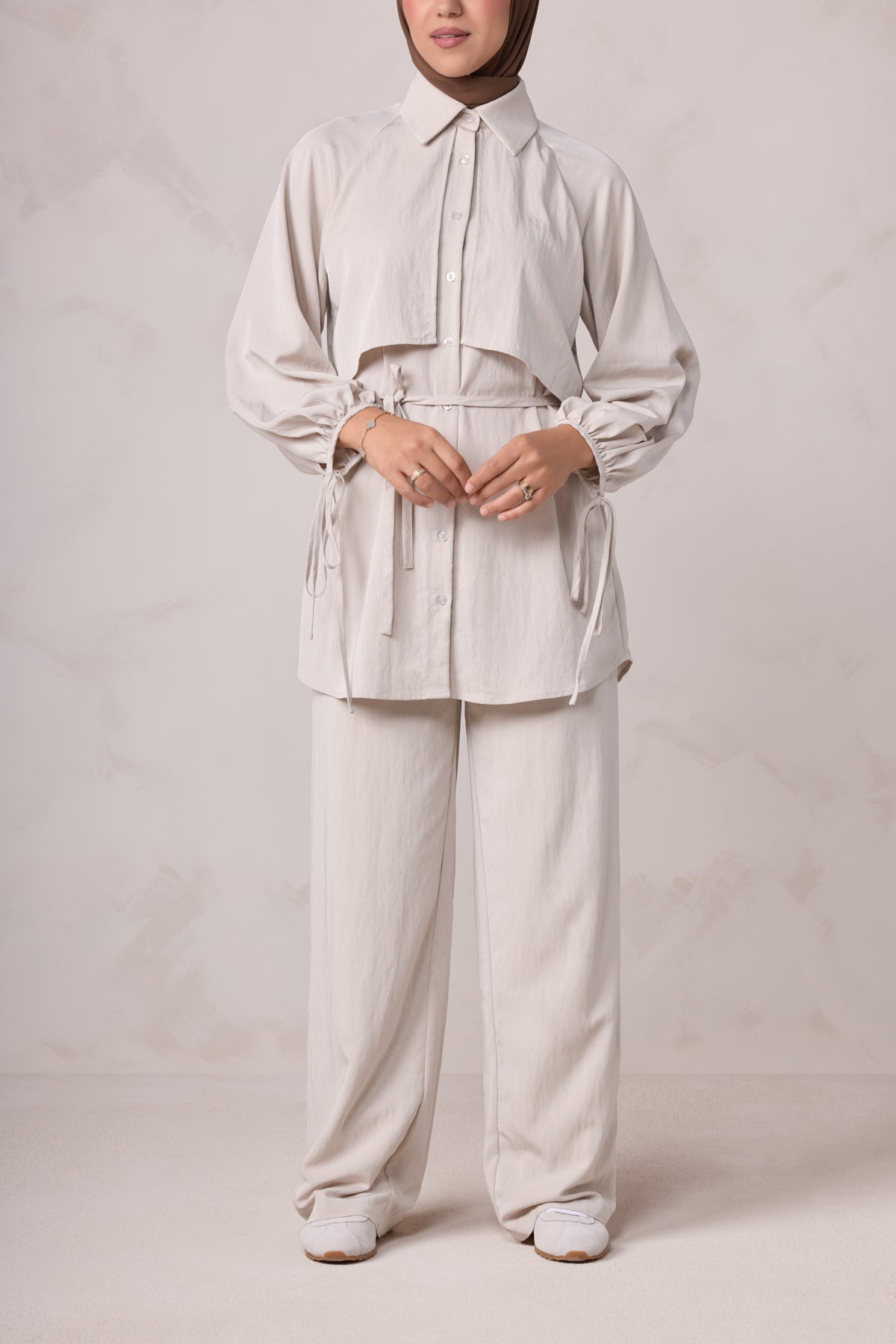 Aylin Tunic & Pant Set - Latte