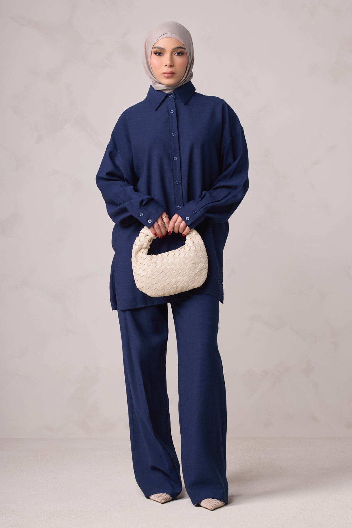 Alya Everyday Tunic & Pant Set - Obsidian