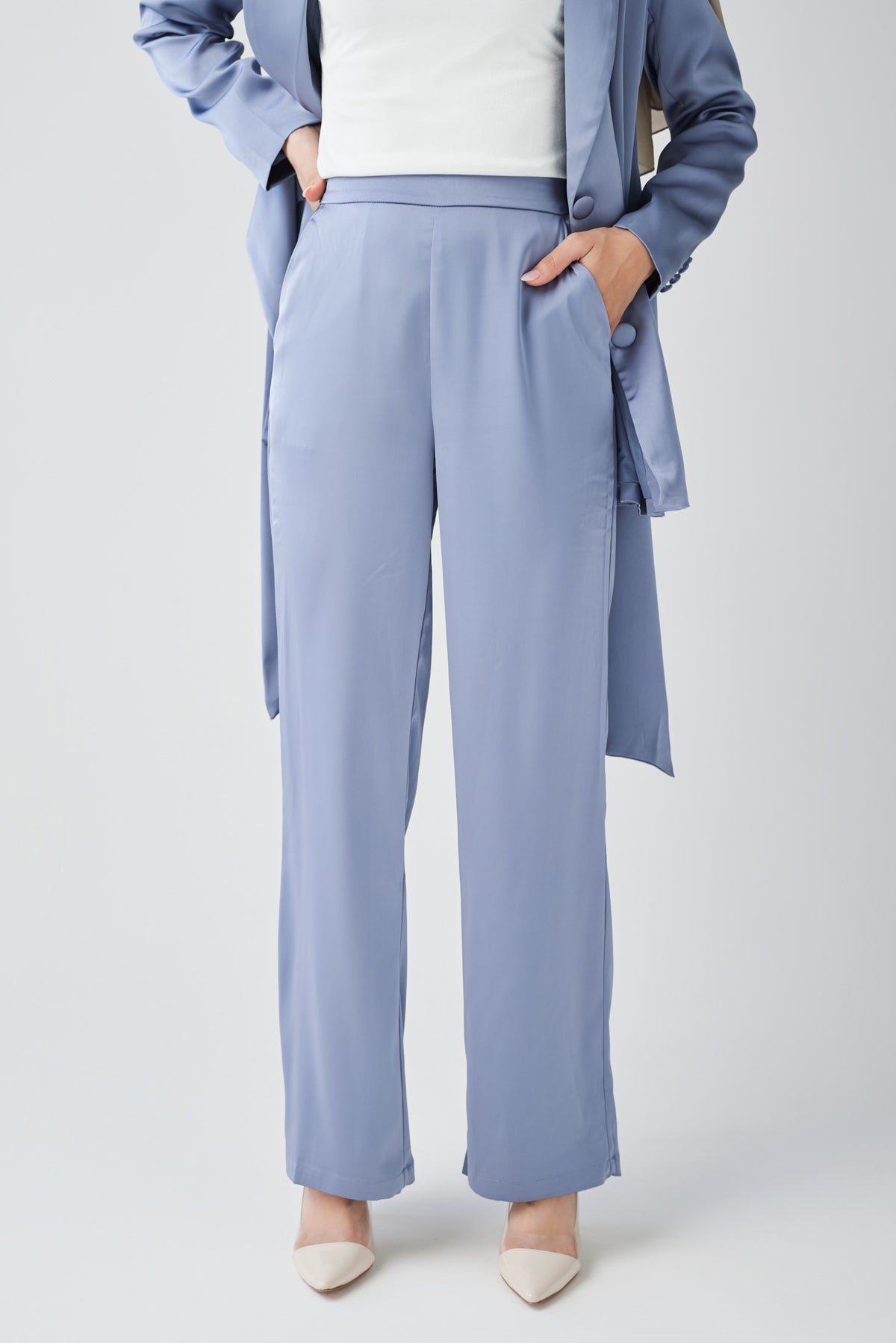 Adele Tie Waist Blazer - Jade