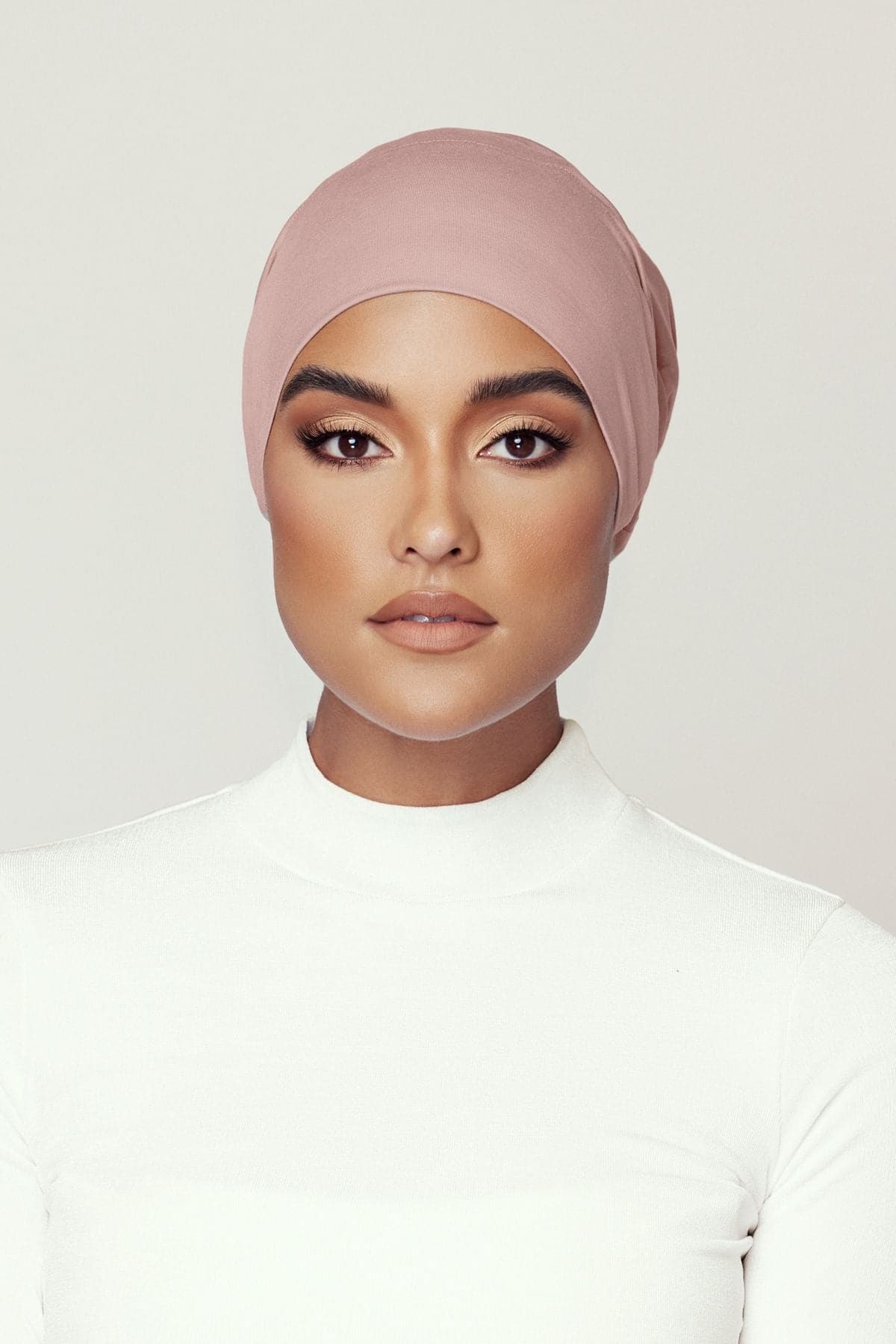 Aria Mesh Tie Back Undercap- Sand - Zahraa The Label