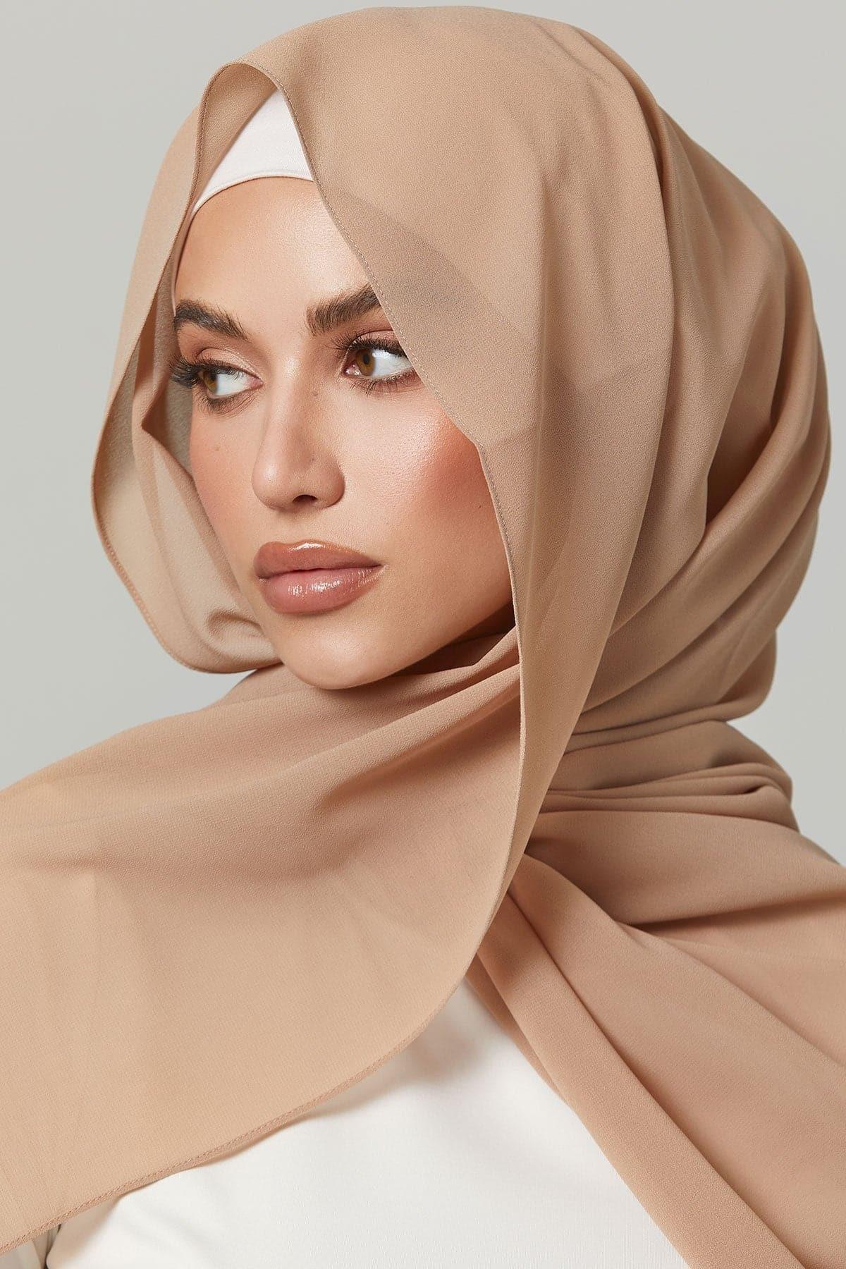 Basic Luxe Chiffon Hijab- Najwa – Zahraa The Label