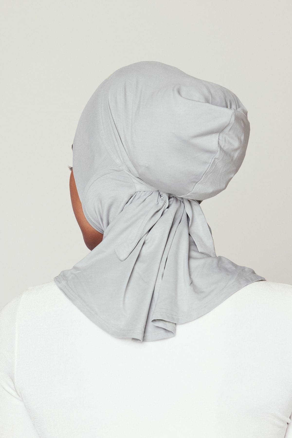 Lila Neck Cover Hijab-Cloud - Zahraa The Label