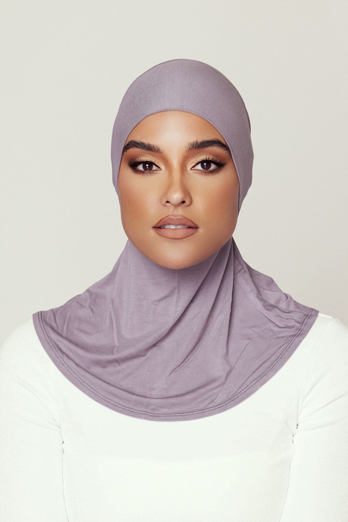 Lila Neck Cover Hijab-Earth - Zahraa The Label