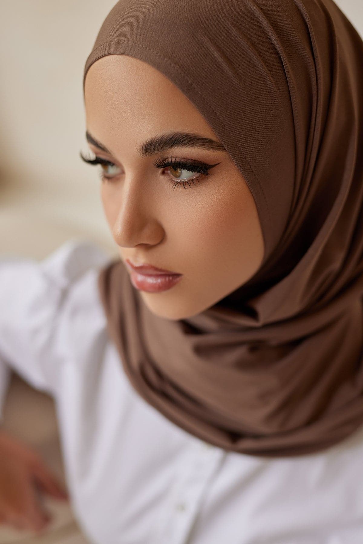 Premium Jersey Hijab- Humaira Short - Zahraa The Label