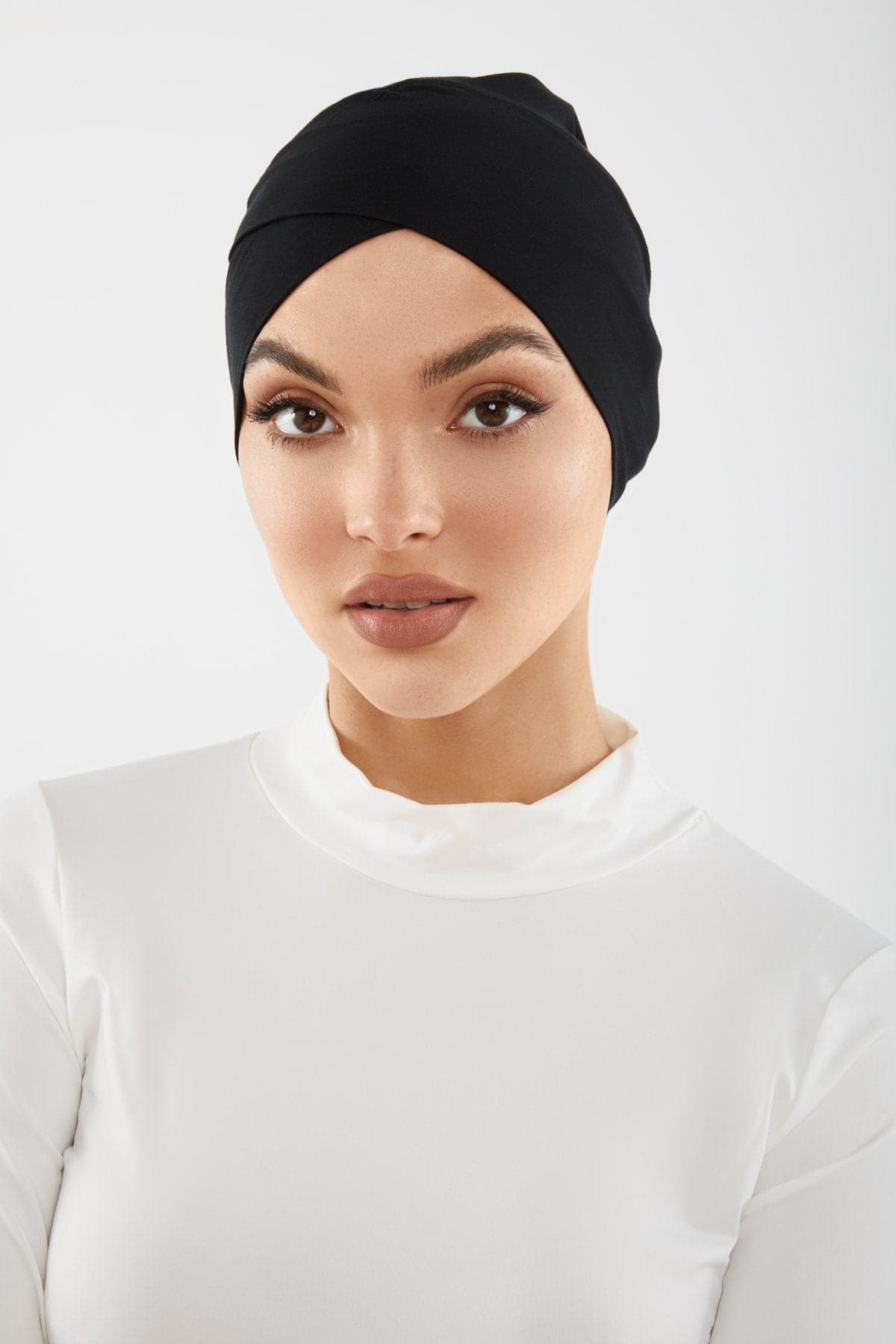 Black Undercap hijab cap