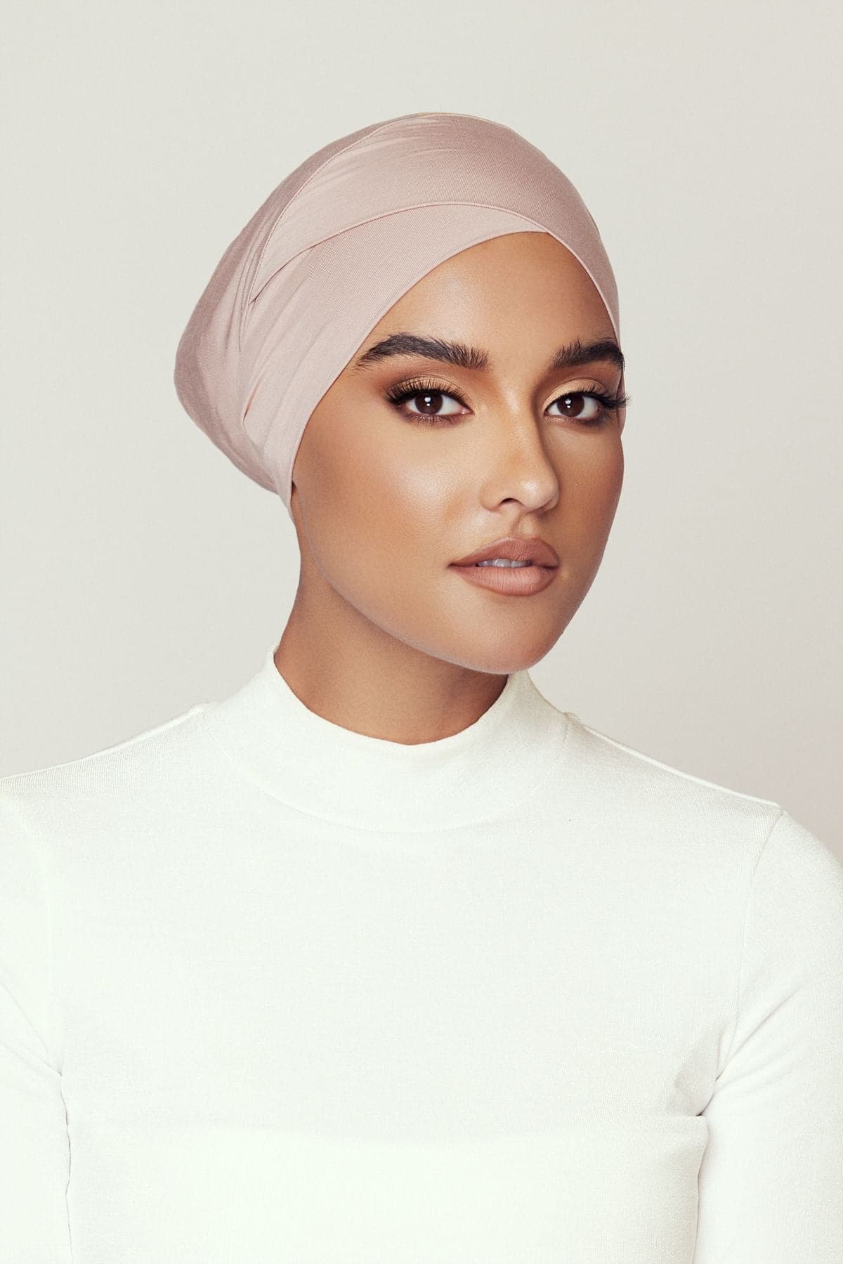 Zena Criss-Cross Undercap- Latte - Zahraa The Label