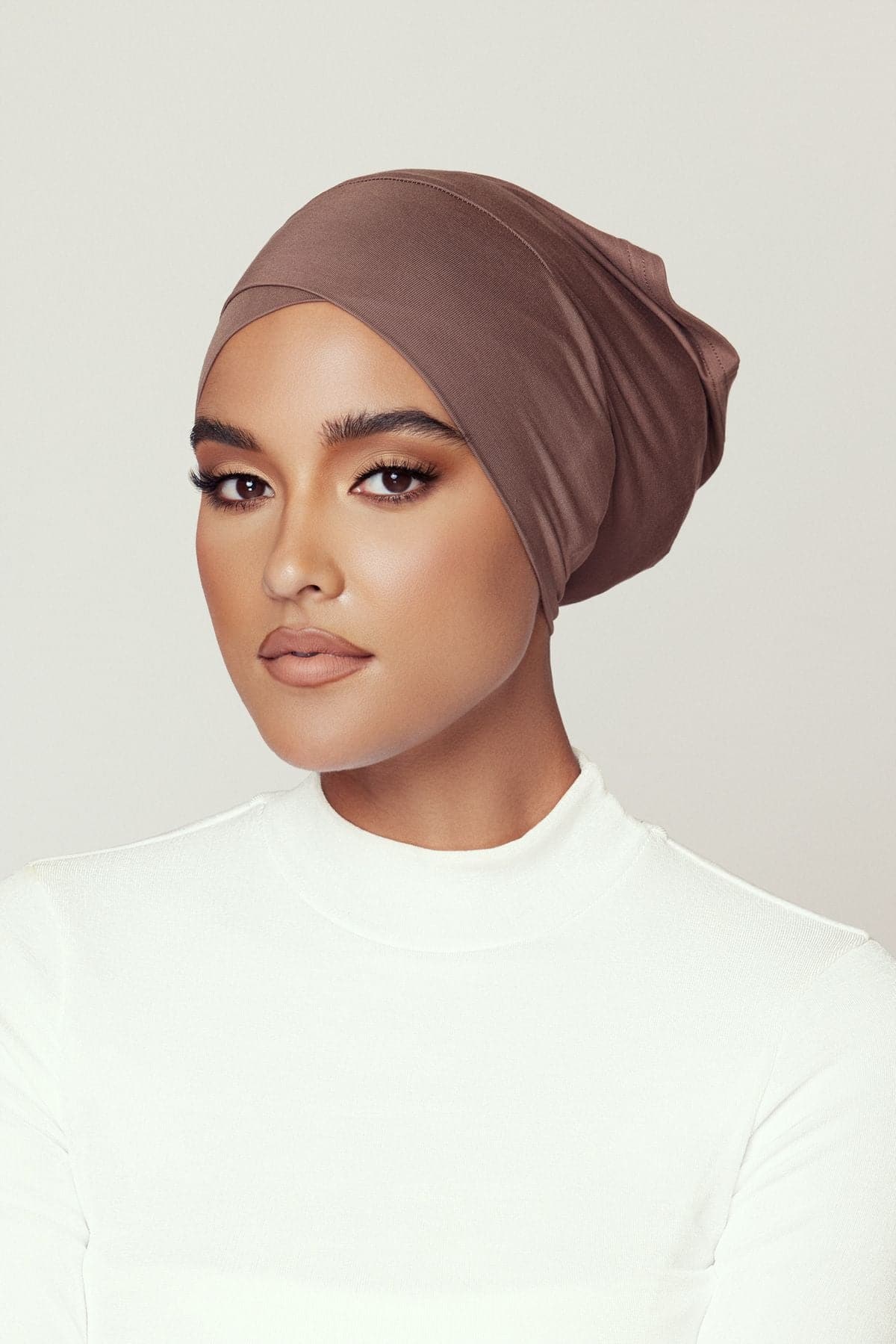 Zena Criss-Cross Undercap- Walnut - Zahraa The Label