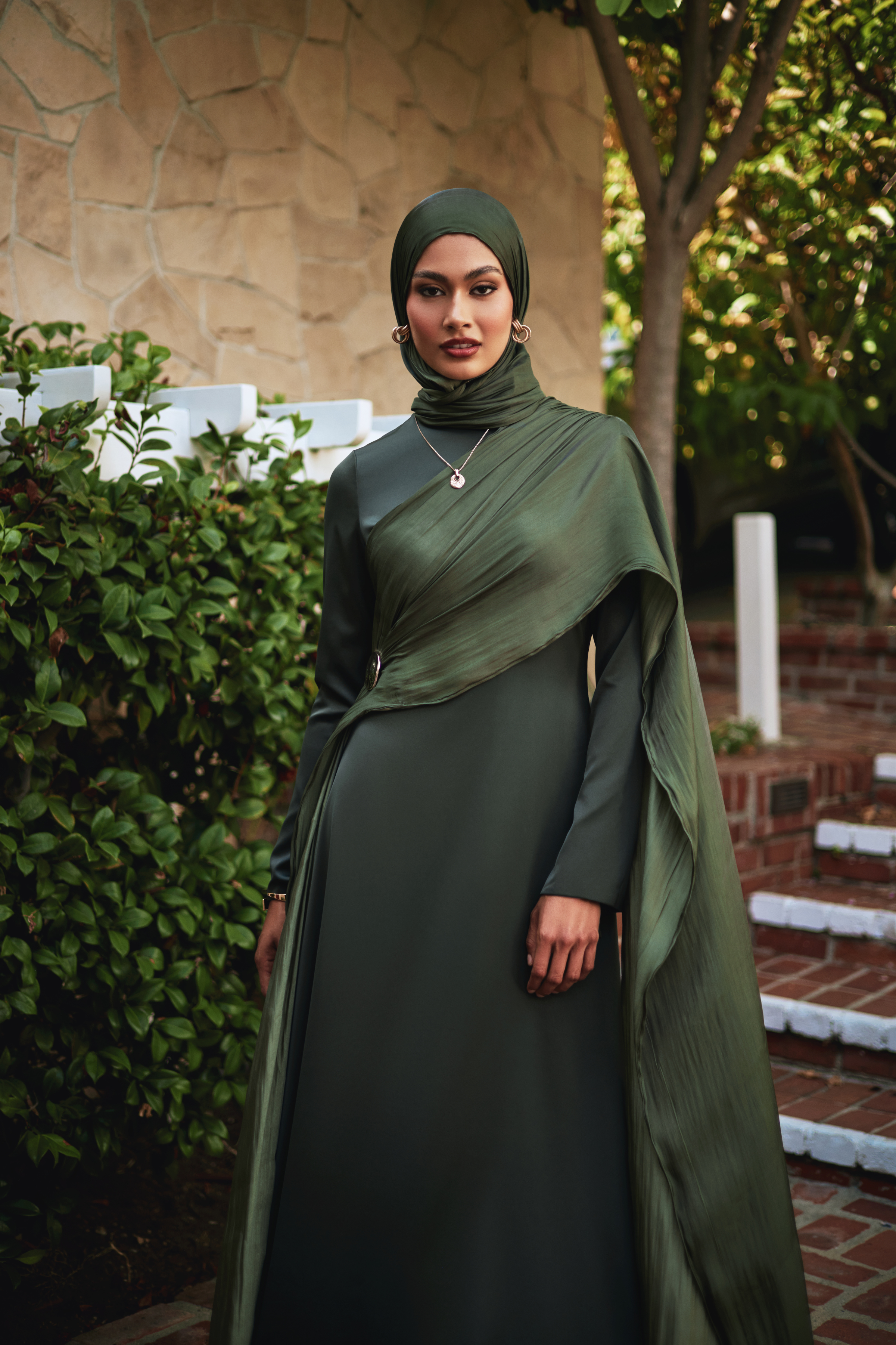 Leana Maxi Dress - Forest Muse - 7