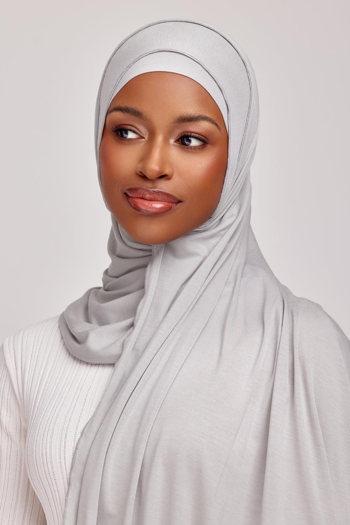 OEKO-TEX™ Bamboo Jersey Hijab Set - Minted Meadow