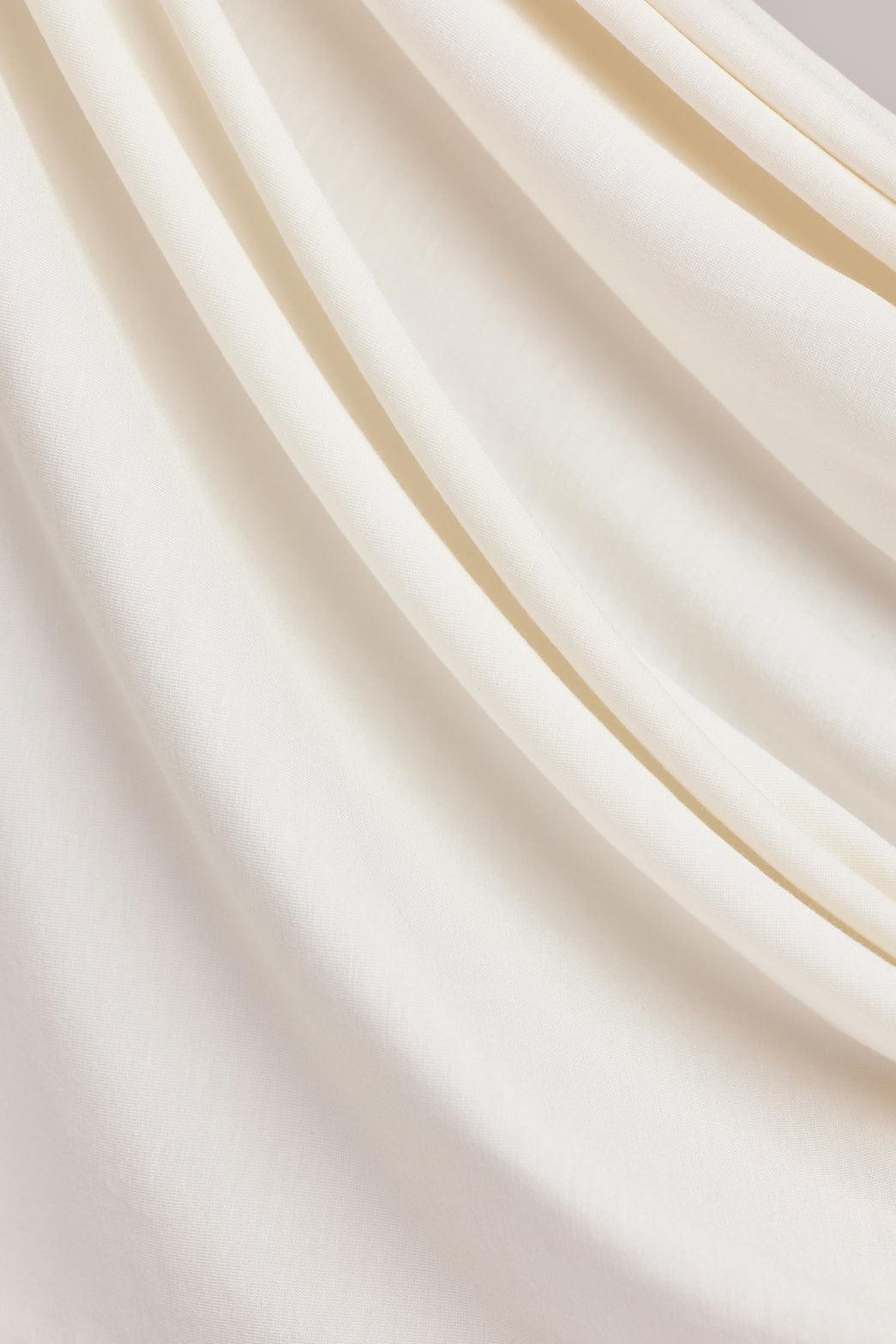 OEKO-TEX™ Bamboo Jersey Hijab Set - Off White – Zahraa The Label