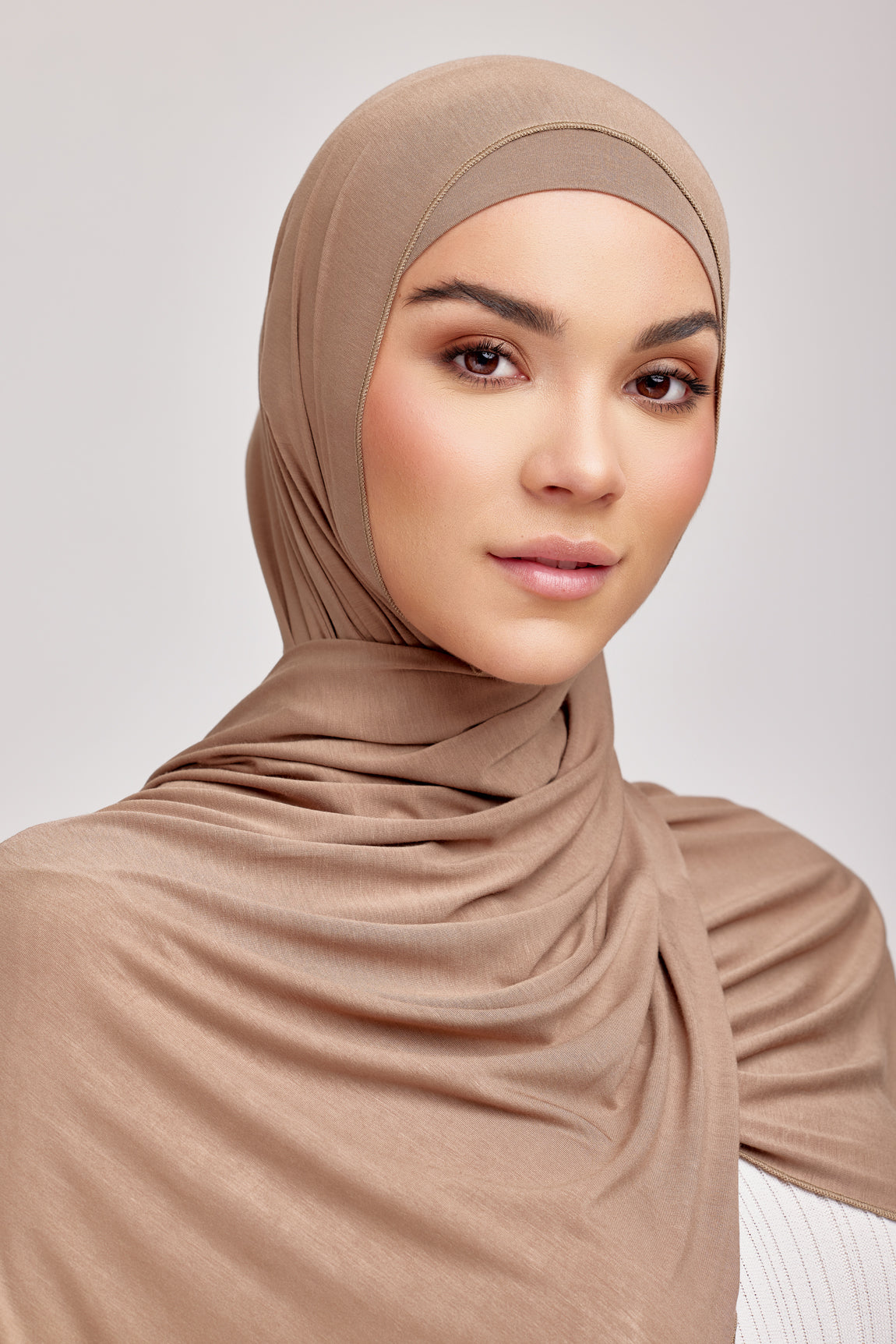 OEKO-TEX™ Bamboo Jersey Hijab Set - Rustic Root