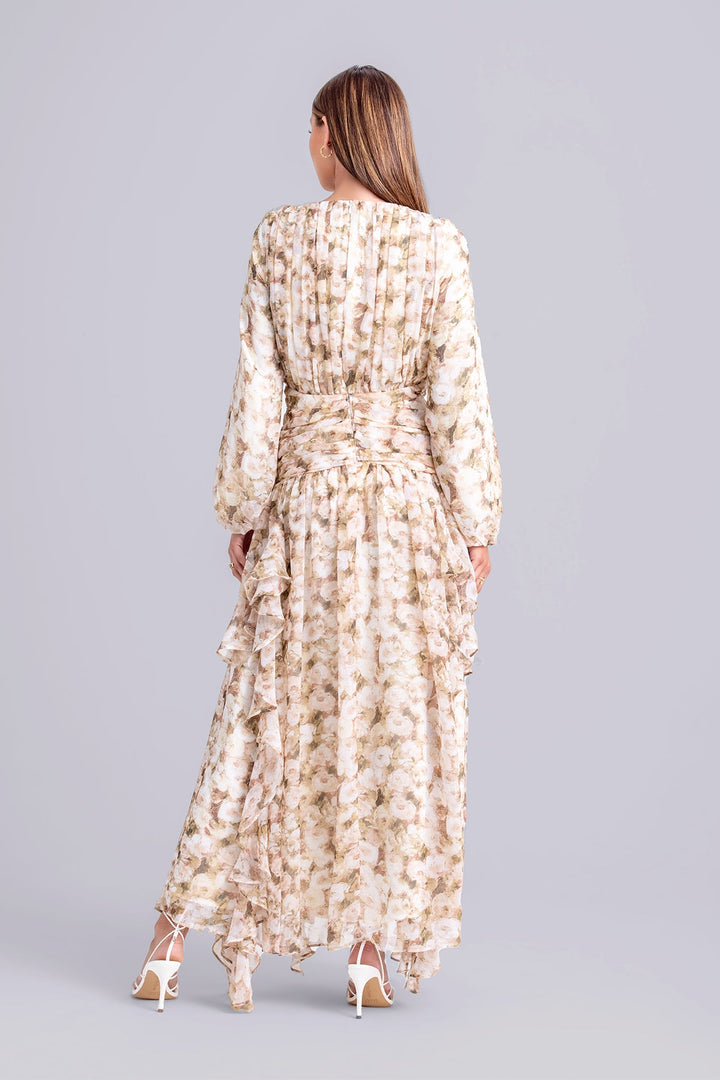 INAYA CORAL MAXI DRESS