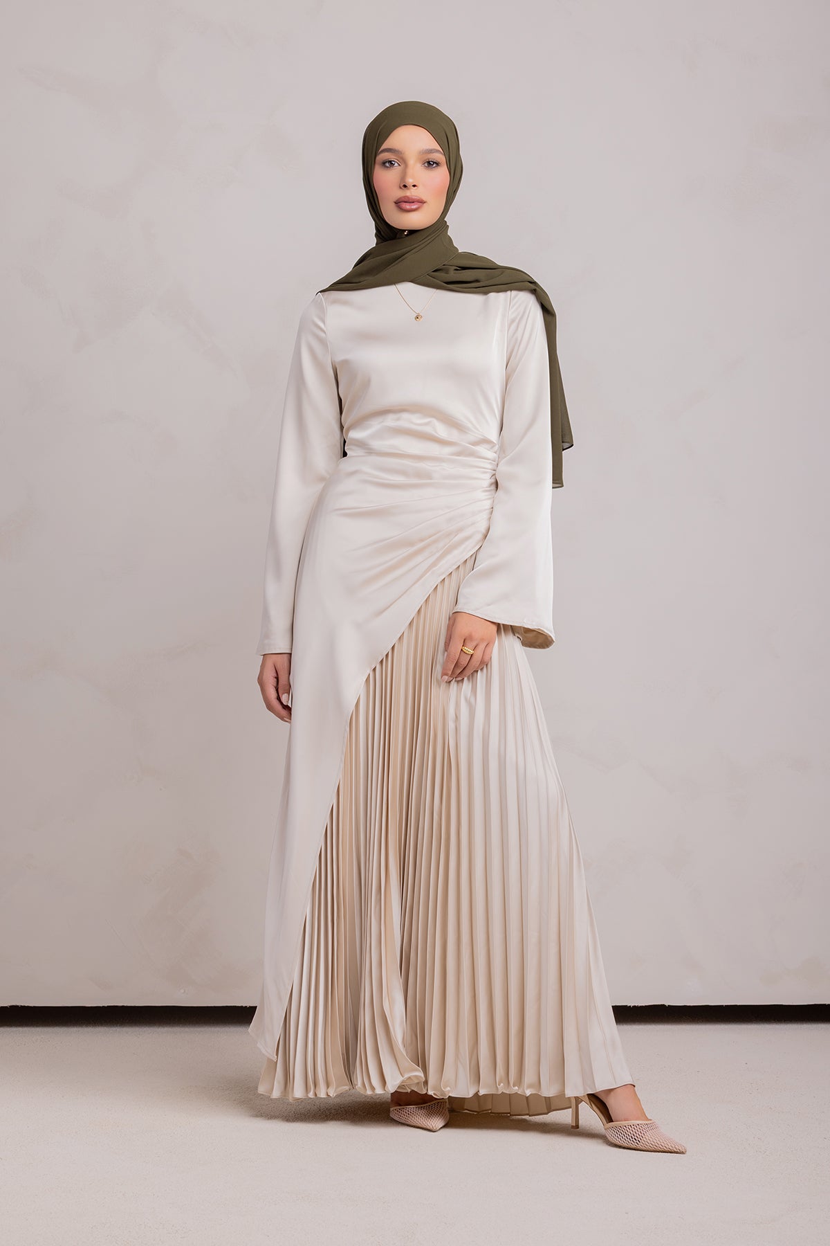 Ascia Asymmetrical Tunic & Skirt Set - 4