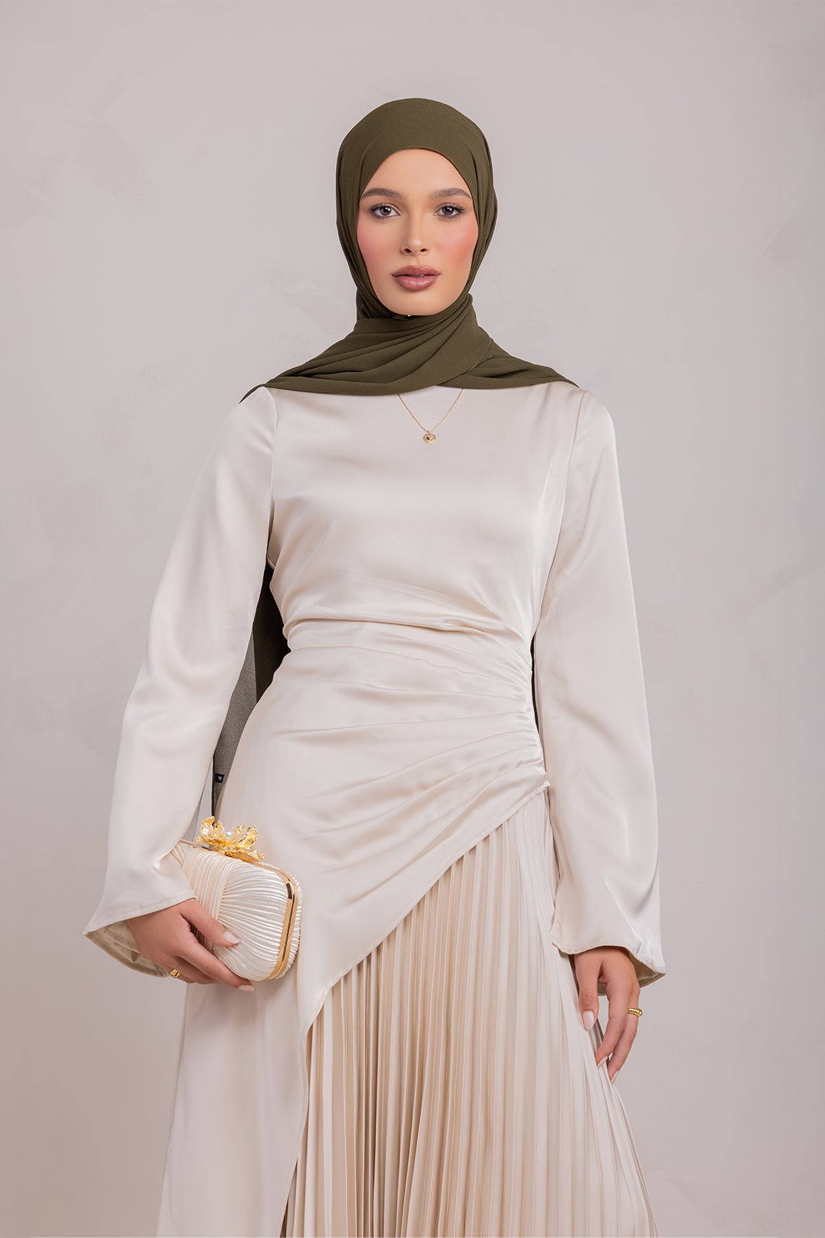 Ascia Asymmetrical Tunic & Skirt Set