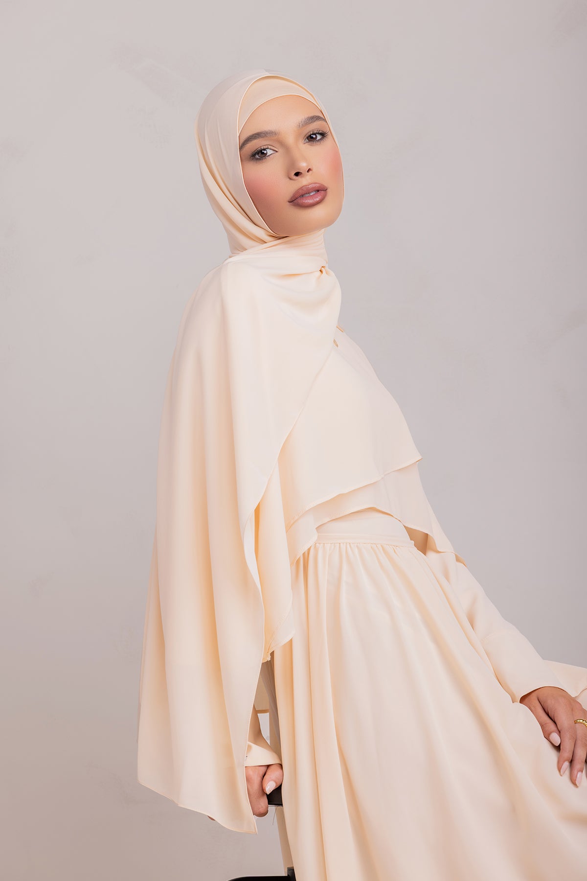 Fayruz Matching Hijab - Noor Sand - 5