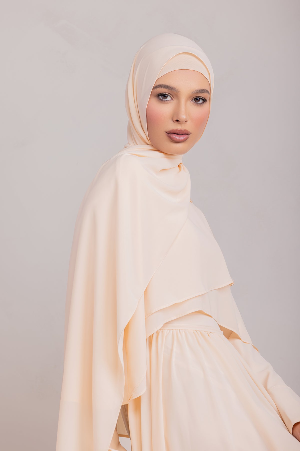 Fayruz Matching Hijab - Noor Sand - 2