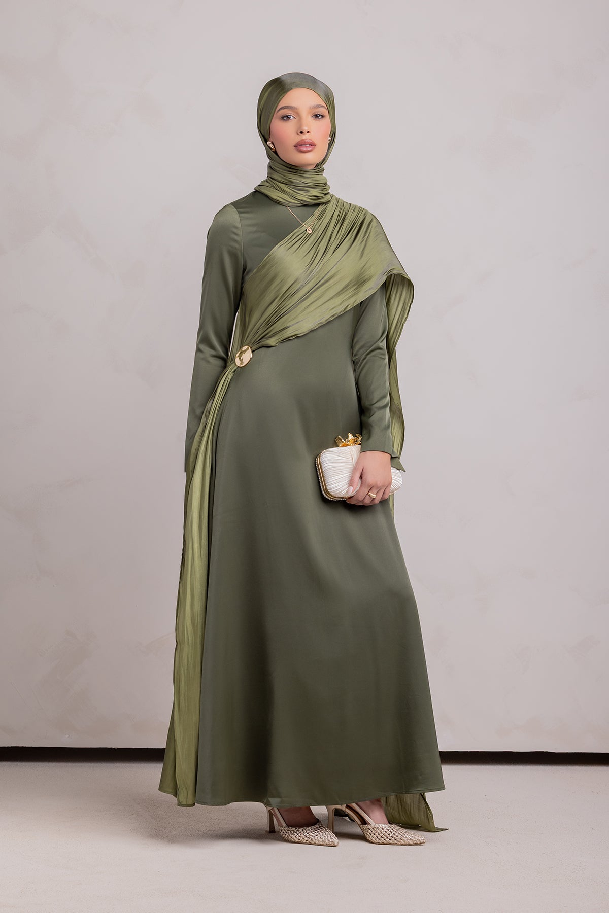 Leana Maxi Dress - Forest Muse