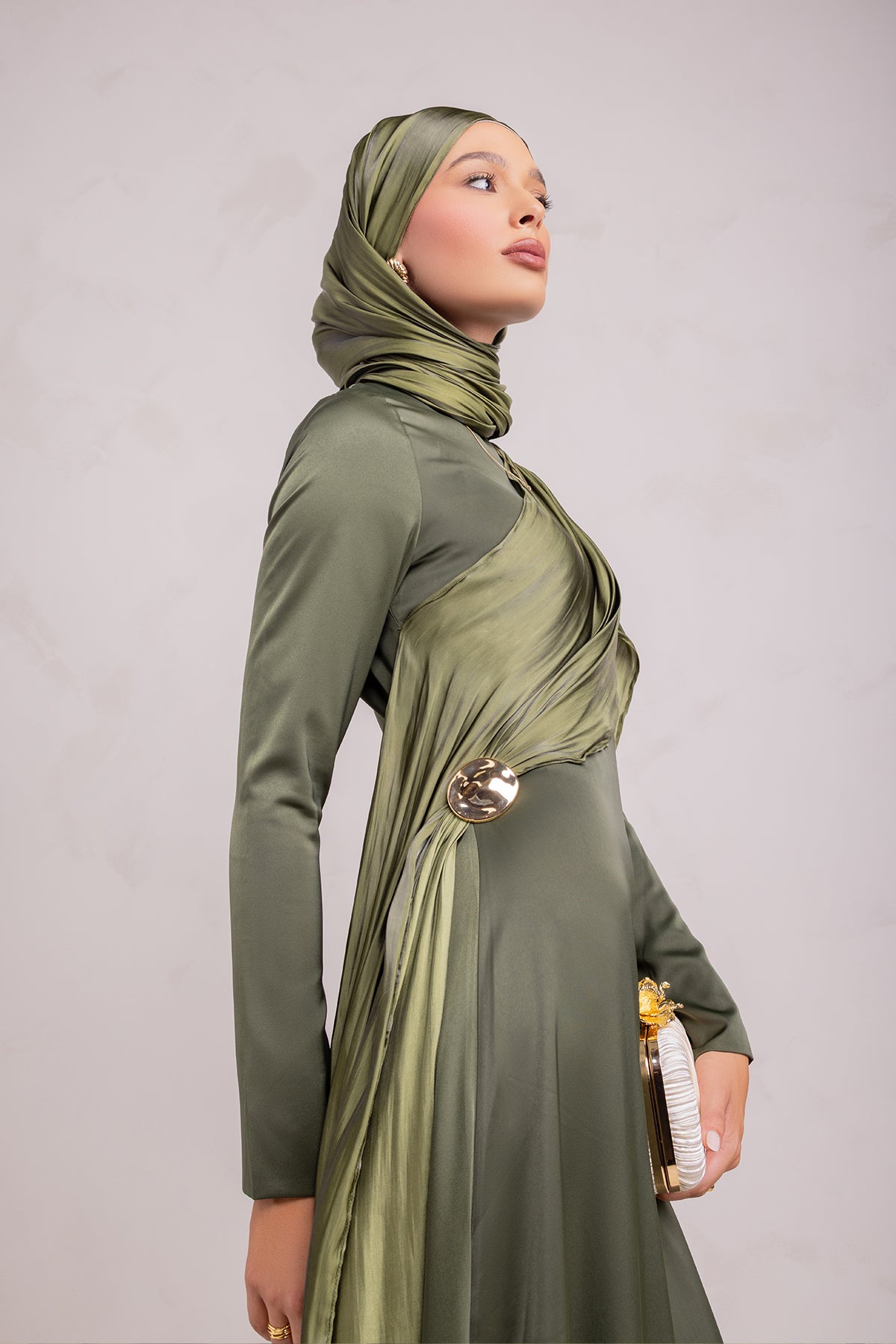 Leana Matching Hijab - Forest Muse - 5