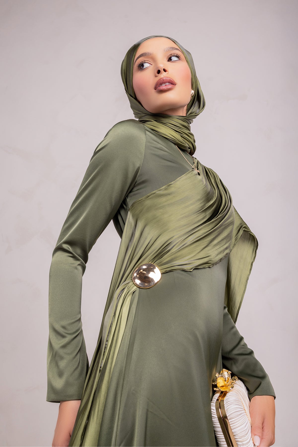 Leana Maxi Dress - Forest Muse - 8