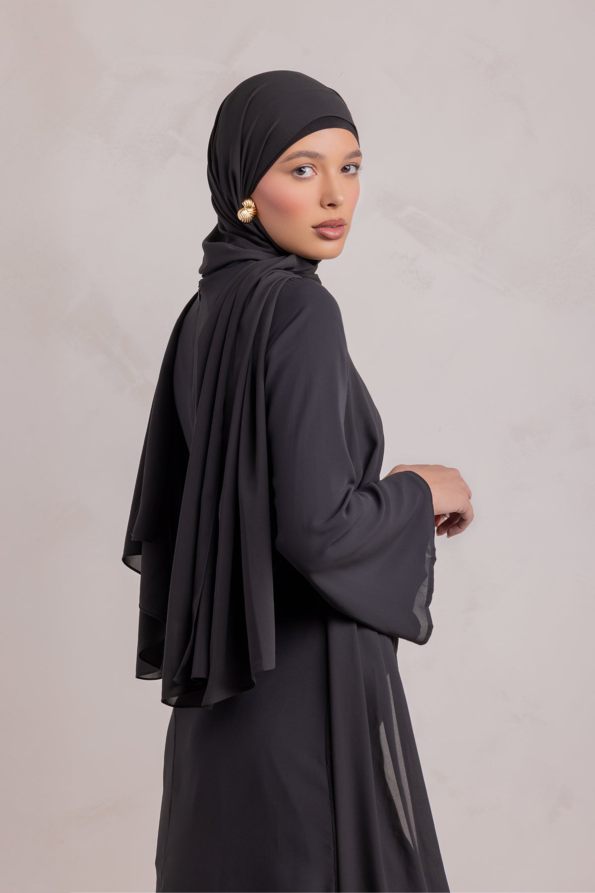 Nada Asymmetrical Tunic & Pant Set - Black