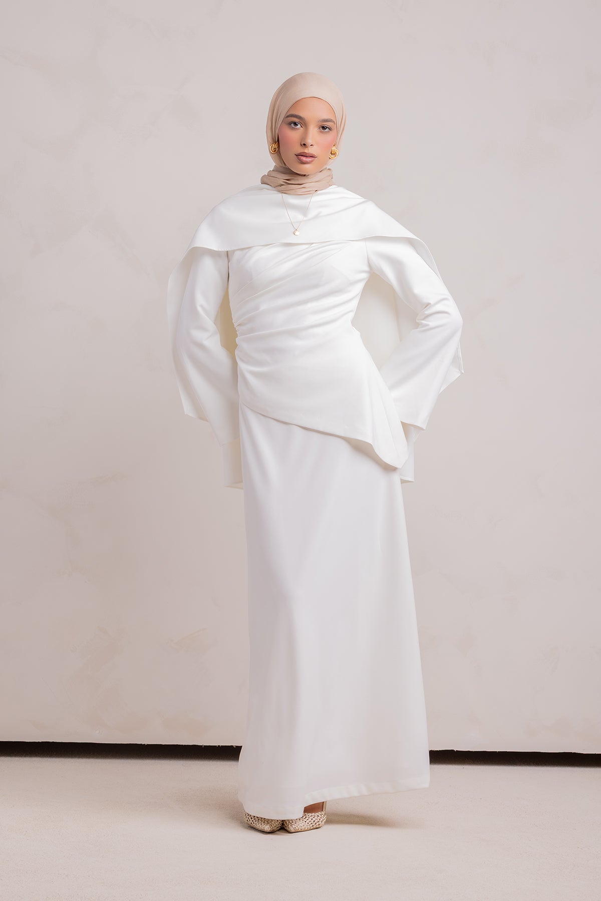 Meyah Maxi Skirt - Off White - 5