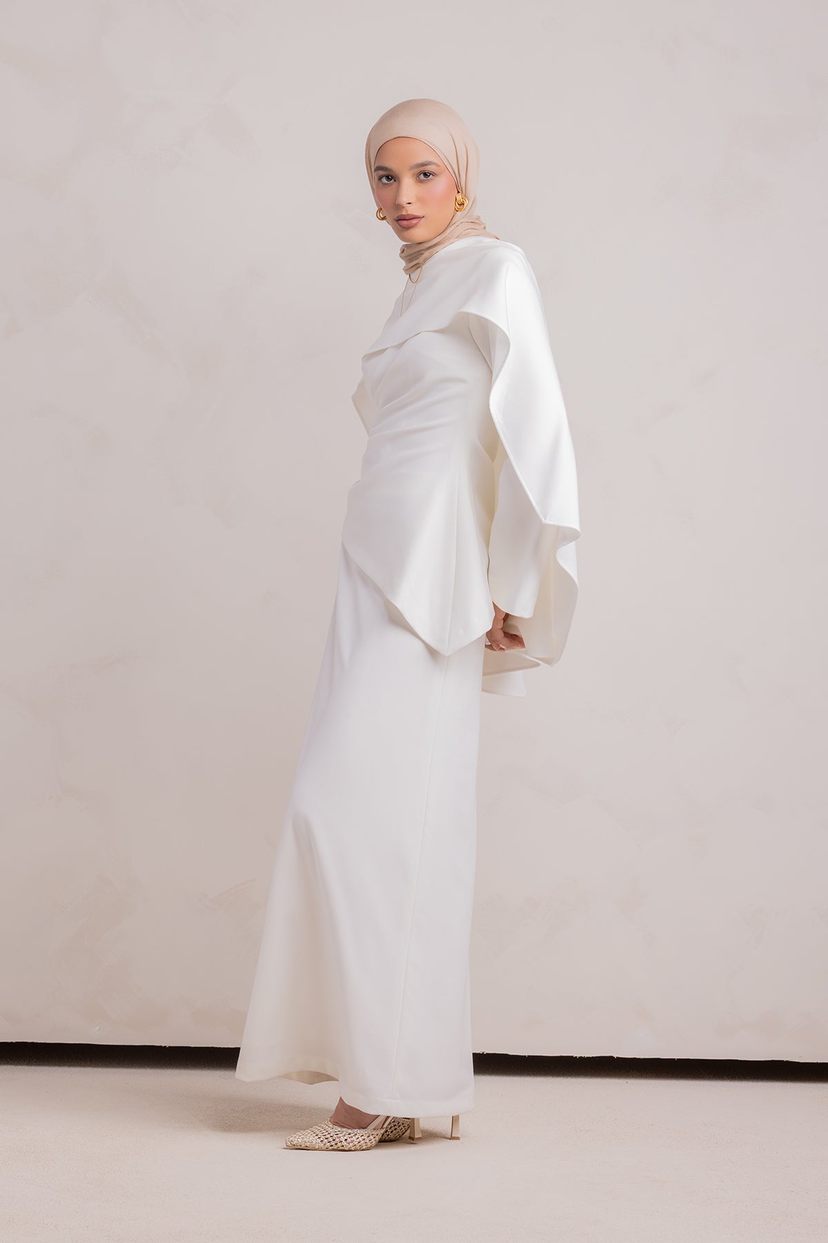 Meyah Maxi Skirt - Off White - 9