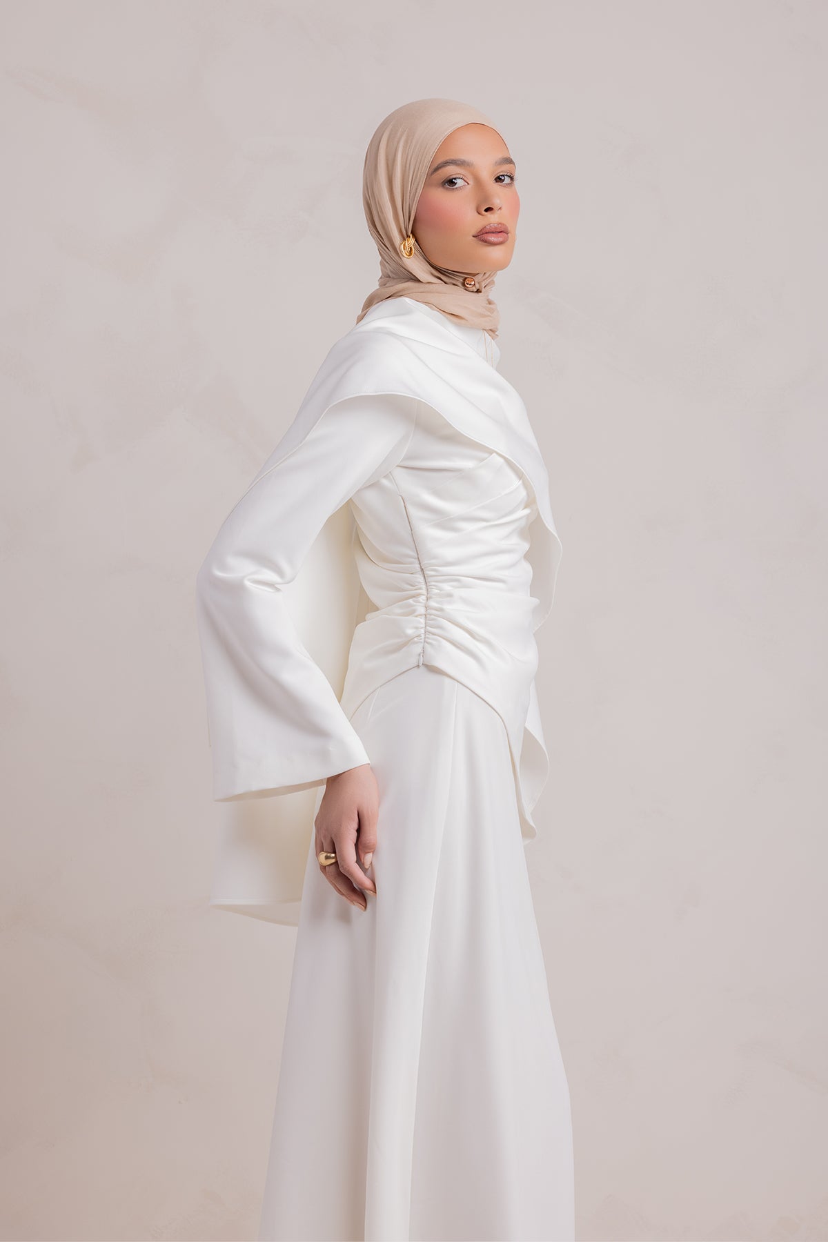 Meyah Maxi Skirt - Off White - 4