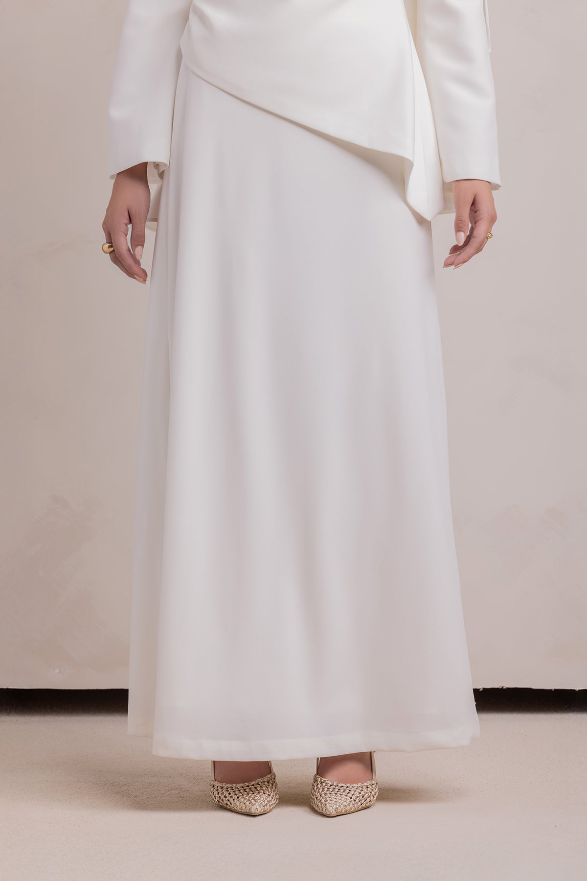 Meyah Maxi Skirt - Off White - 2