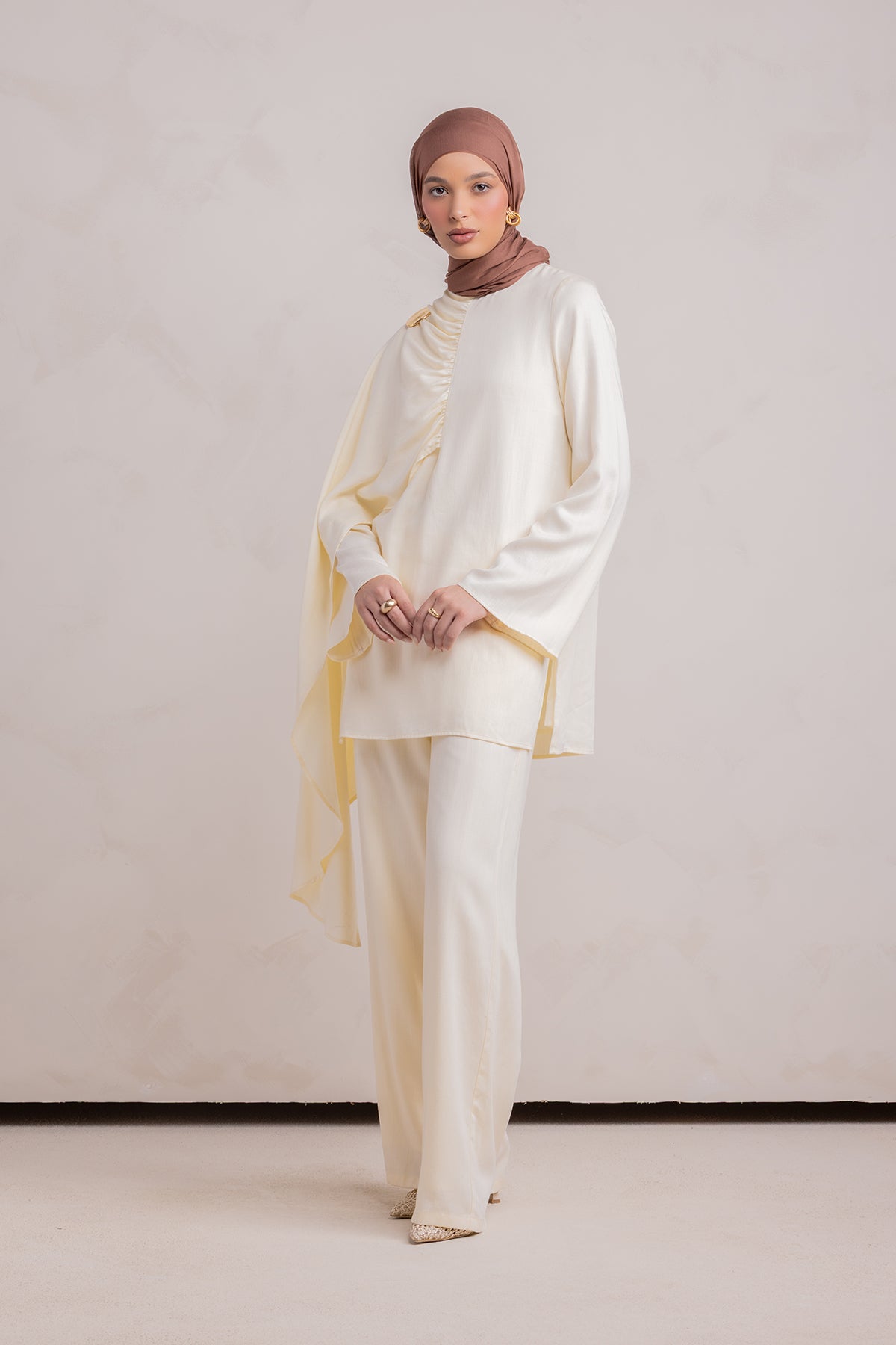 Lauren Pant - Cream - 8