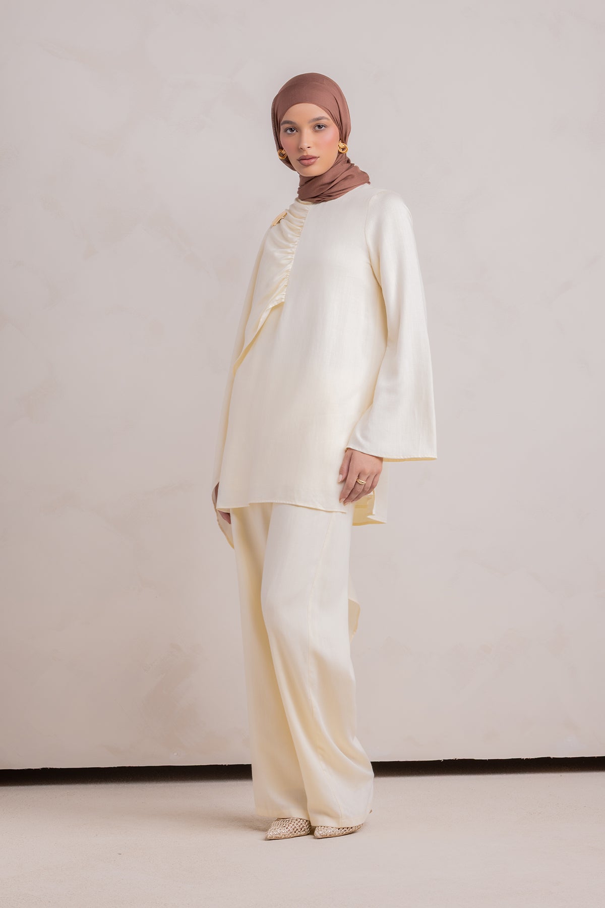 Lauren Cape Tunic - Cream - 10