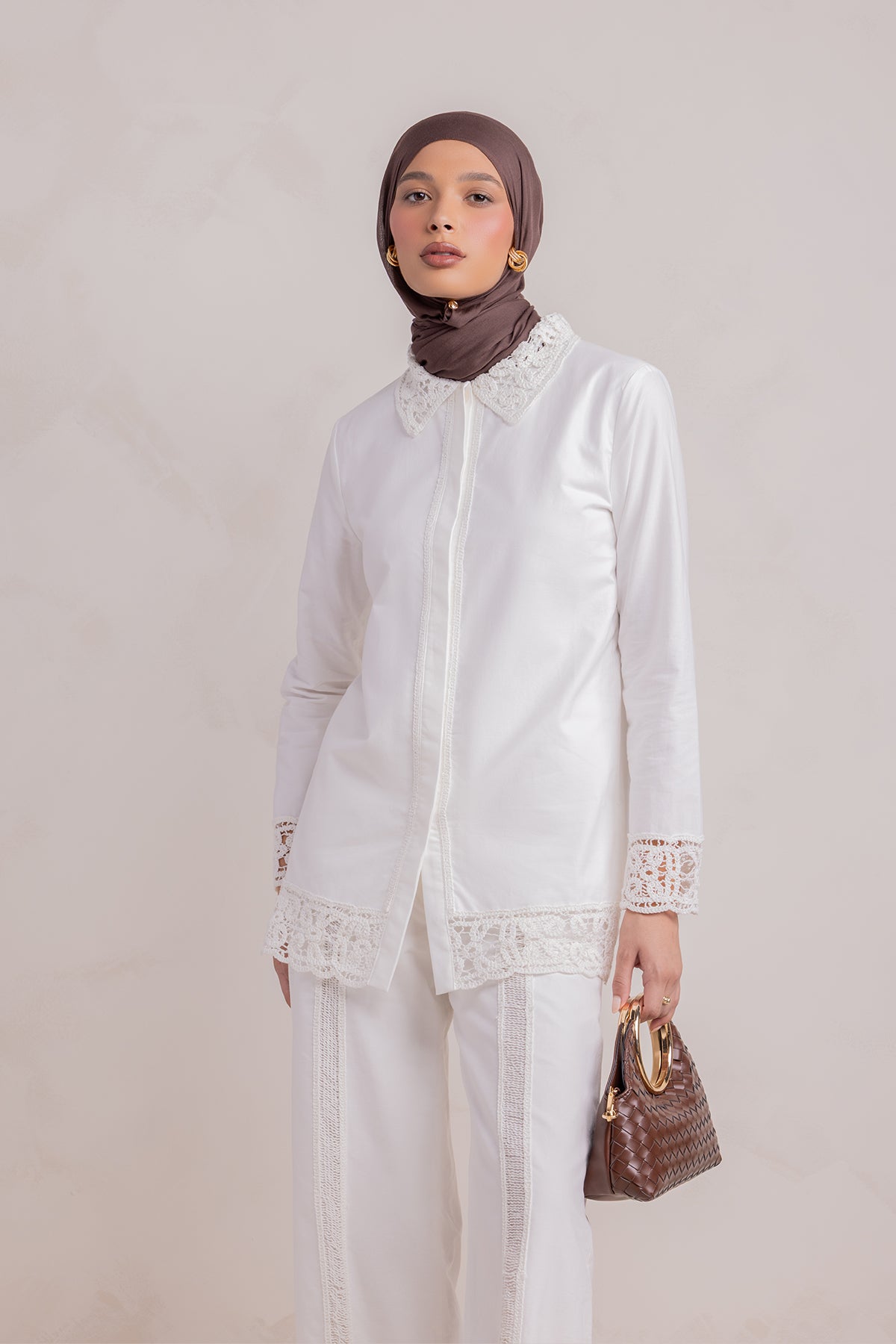 Zara Crochet Tunic - White - 10