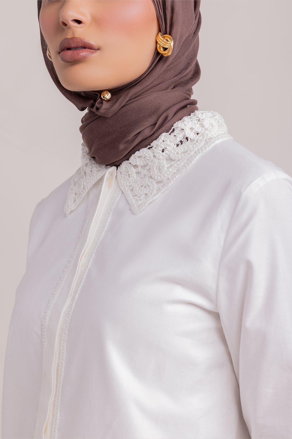 Zara Crochet Tunic - White - 5