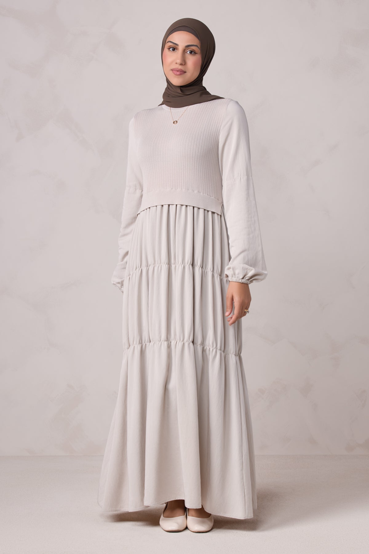 Norhan Everyday Maxi Dress - Beige