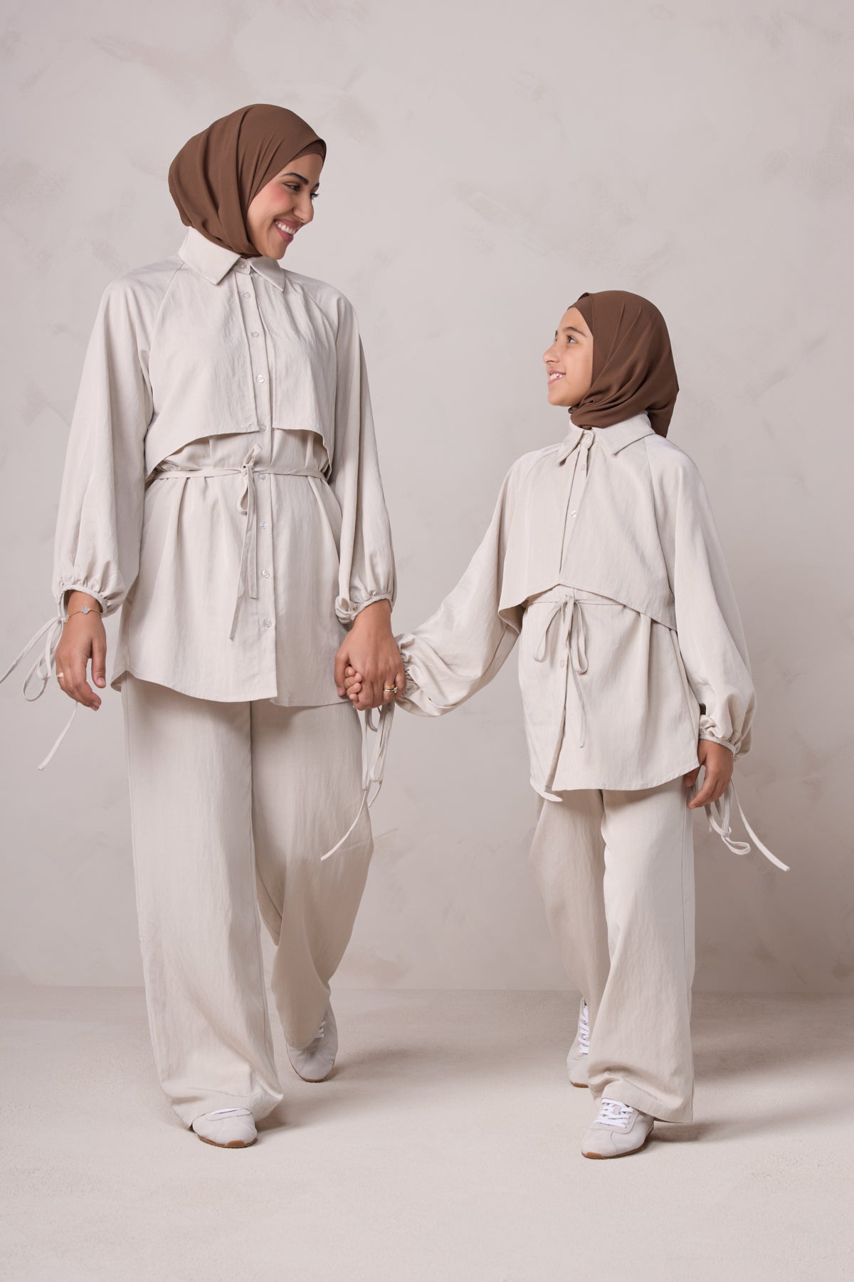 Aylin Kids Tunic & Pant Set - Latte