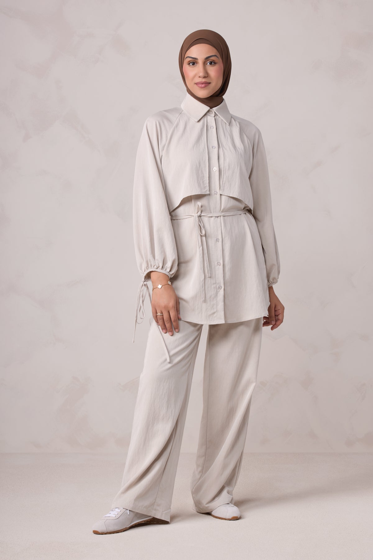 Aylin Tunic & Pant Set - Latte