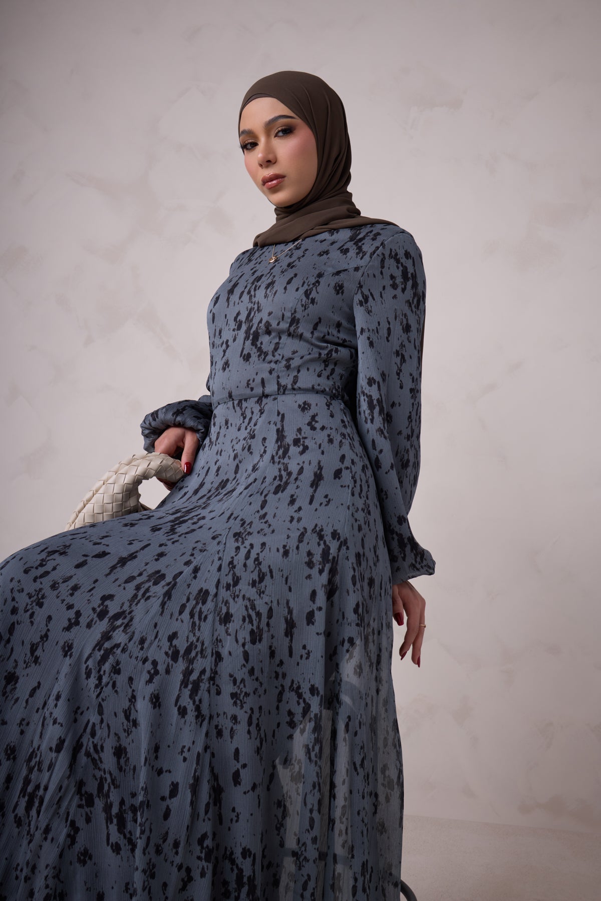 Reem Long Sleeve Maxi Dress