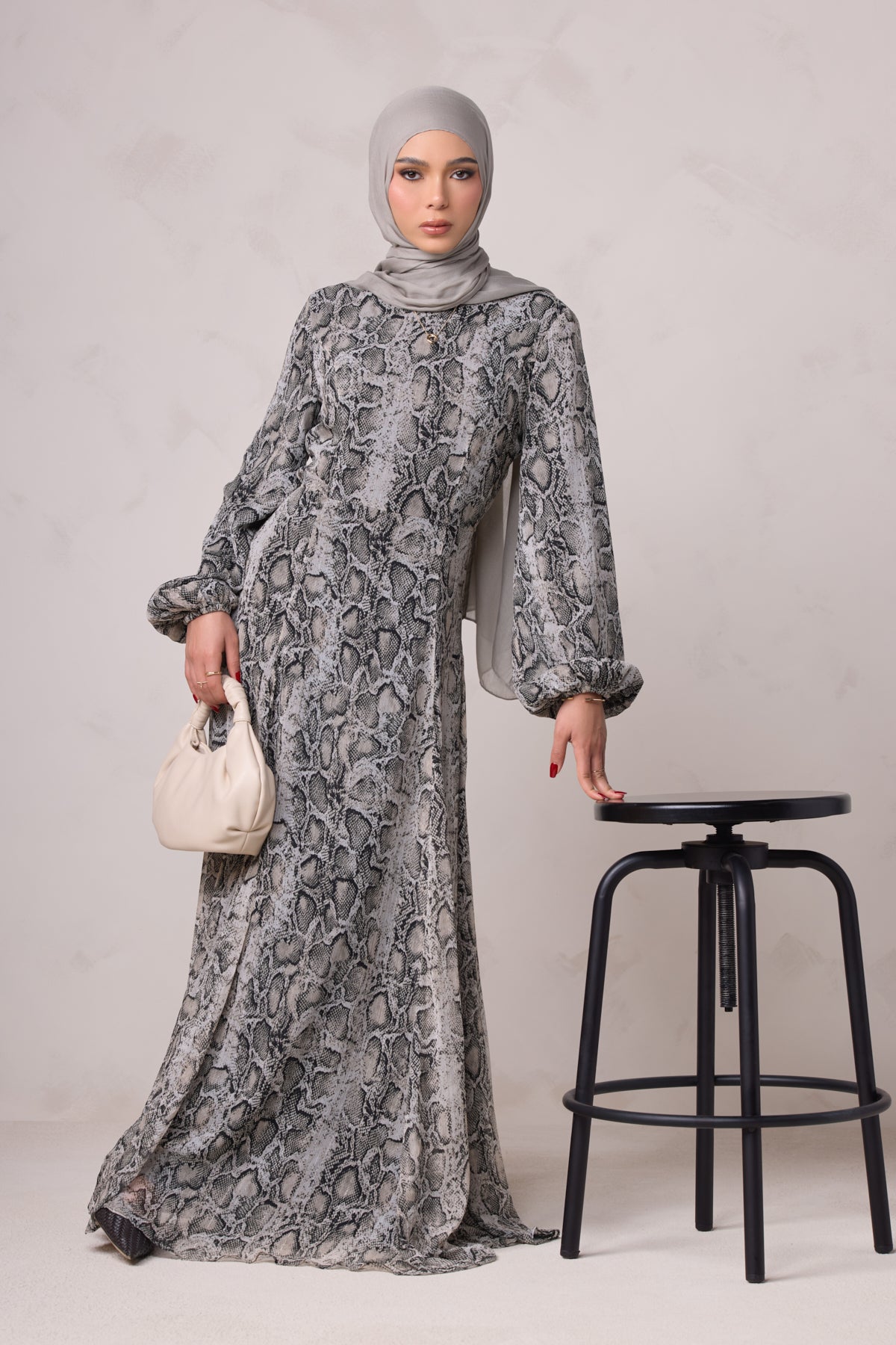 Reem Long Sleeve Maxi Dress