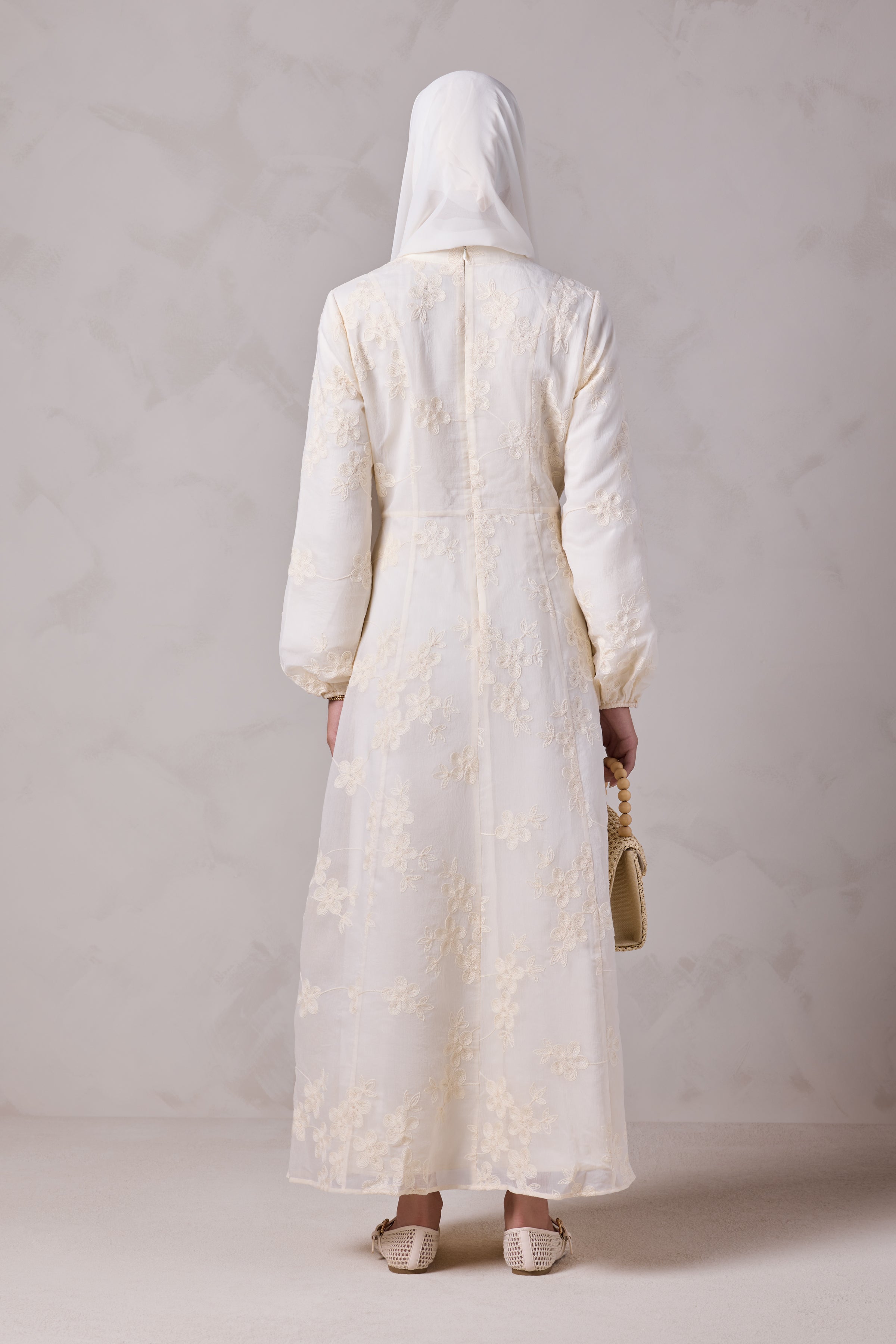 Anabella Embroidered Maxi Dress - Noor El Layl