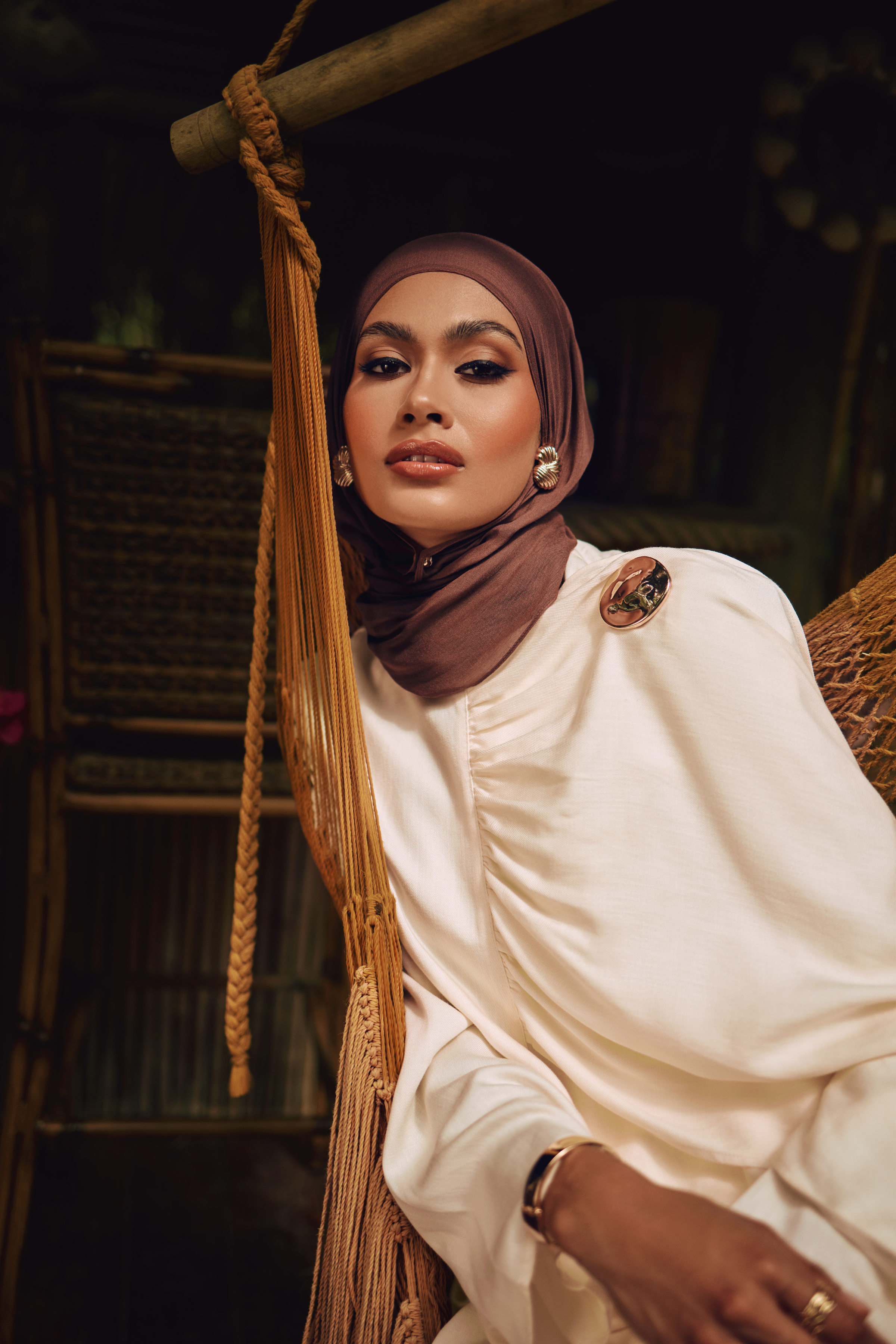 Lauren Cape Tunic - Cream - 3