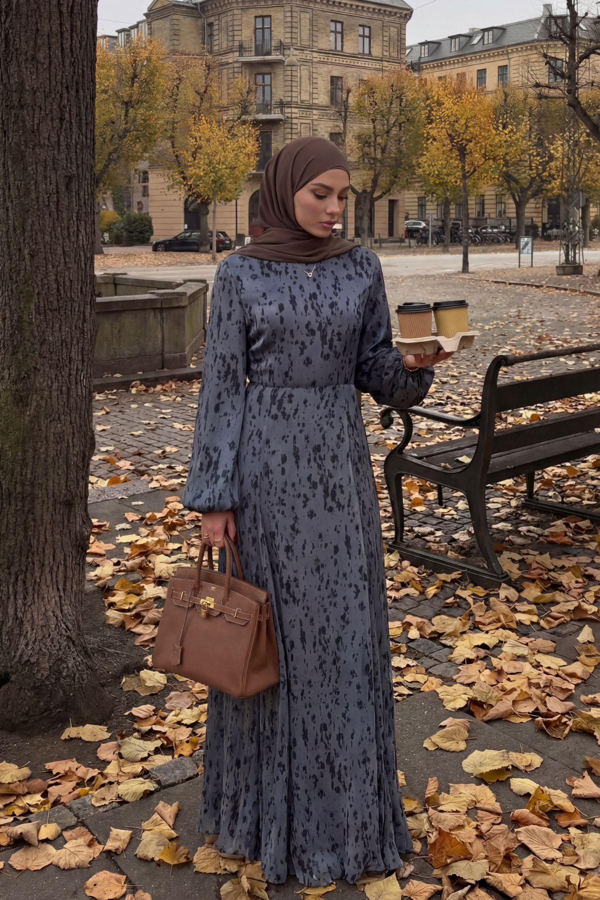 Reem Long Sleeve Maxi Dress