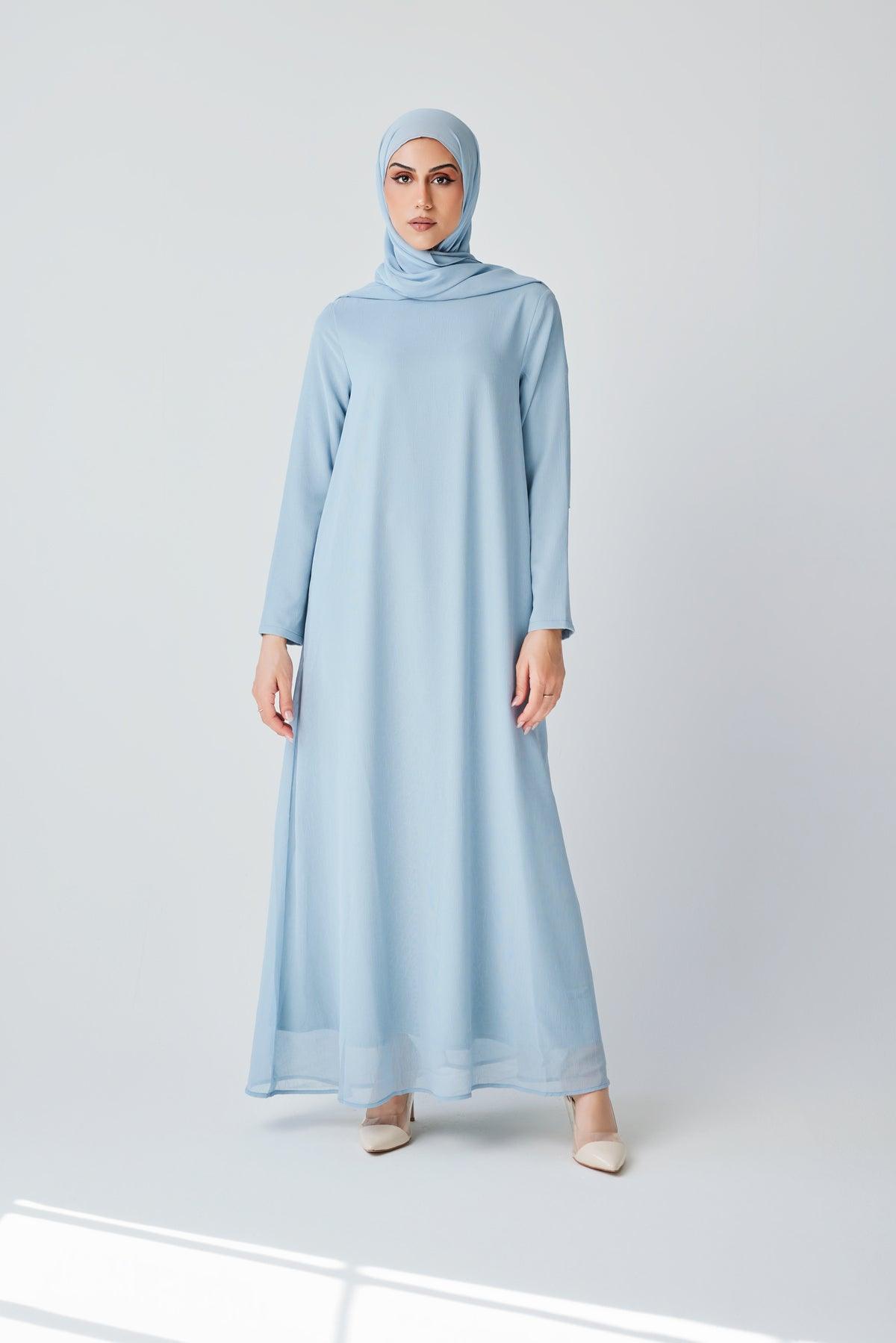 Bohemian Abaya Set - Marine