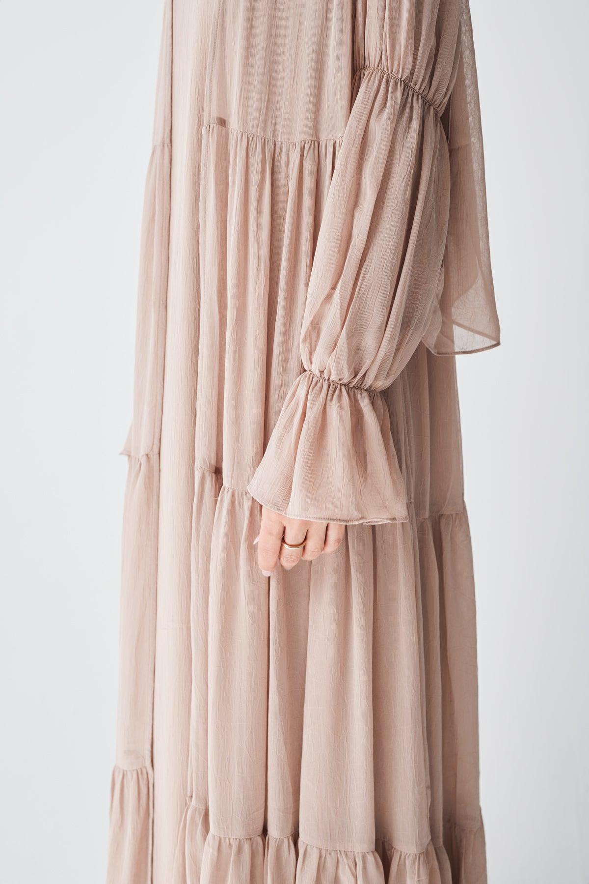 Bohemian Abaya Set - Sand