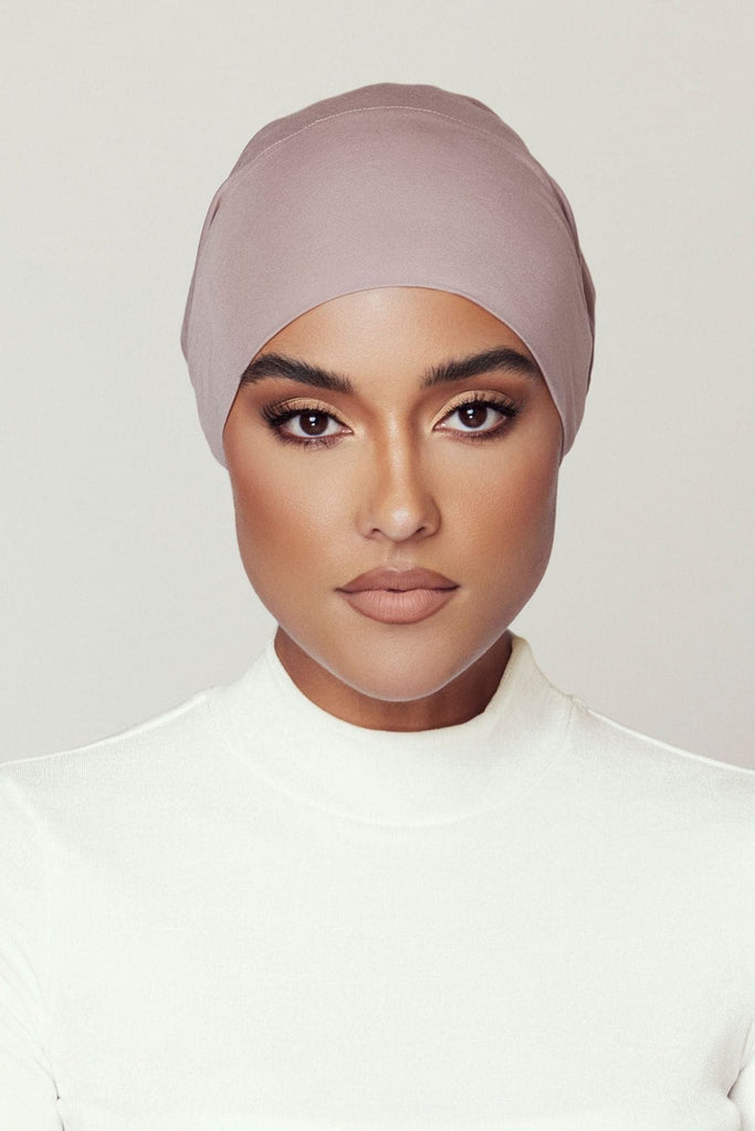Aria Mesh Tie Back Undercap- Camel - Zahraa The Label