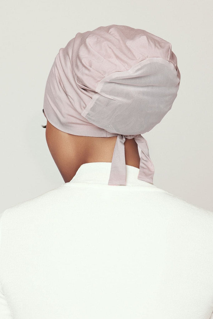 Aria Mesh Tie Back Undercap- Latte - Zahraa The Label